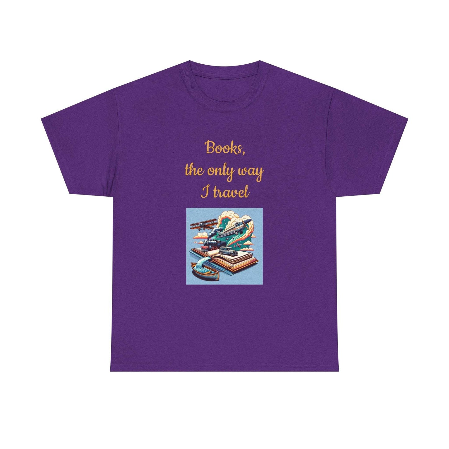 Travel -A Unisex Heavy Cotton Tee - Perfect for Book Lovers - The Dreamer's Bookshop.