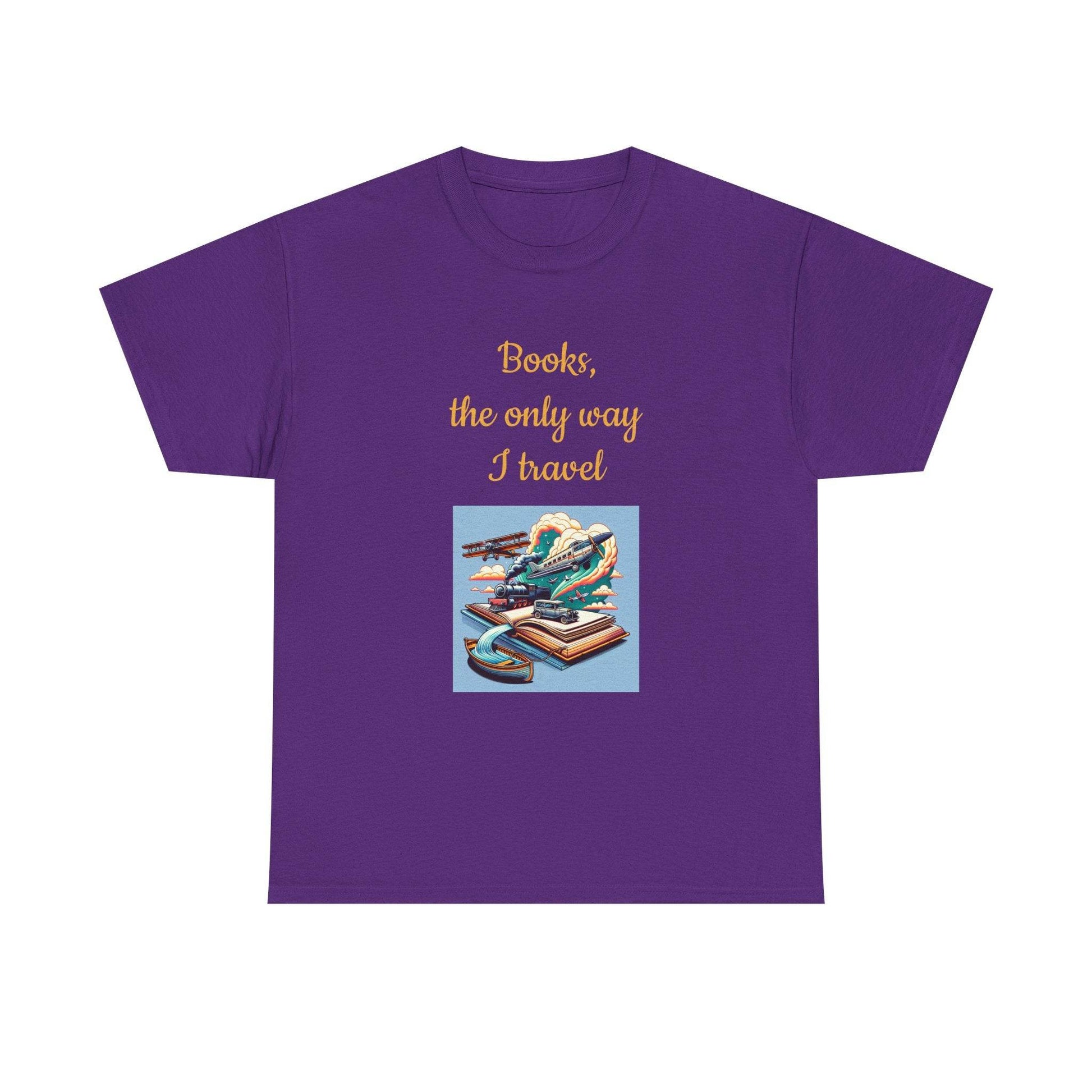 Travel -A Unisex Heavy Cotton Tee - Perfect for Book Lovers - The Dreamer's Bookshop.