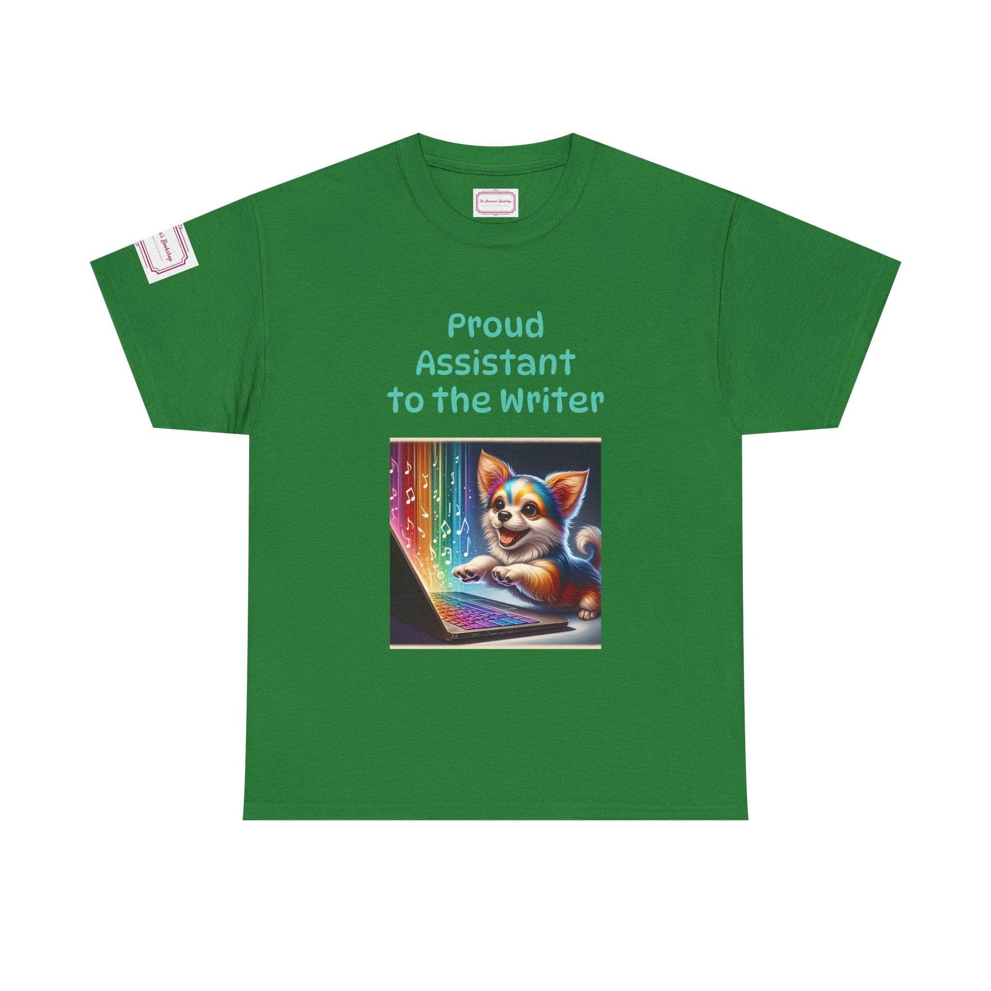 Writer Assistant - Unisex Heavy Cotton Tee - Perfect for Book Lovers - The Dreamer's Bookshop.