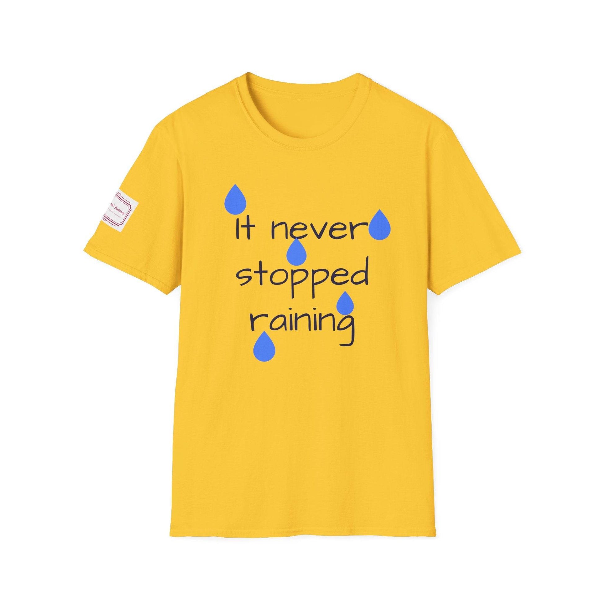 Inspirational Unisex Softstyle T-Shirt - 'Umbrella' Motivational Design - The Dreamer's Bookshop.