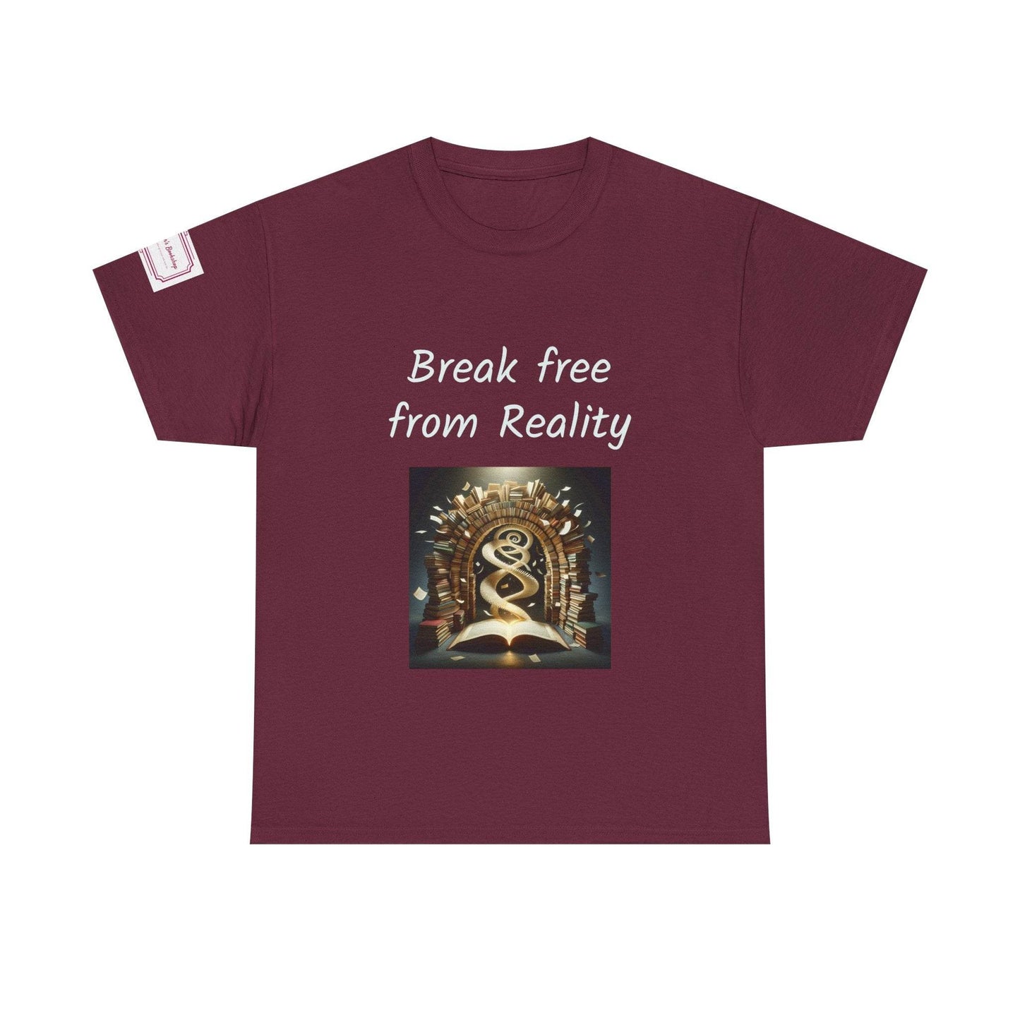Break Free - Graphic Unisex Heavy Cotton Tee - Book Lovers - The Dreamer's Bookshop.