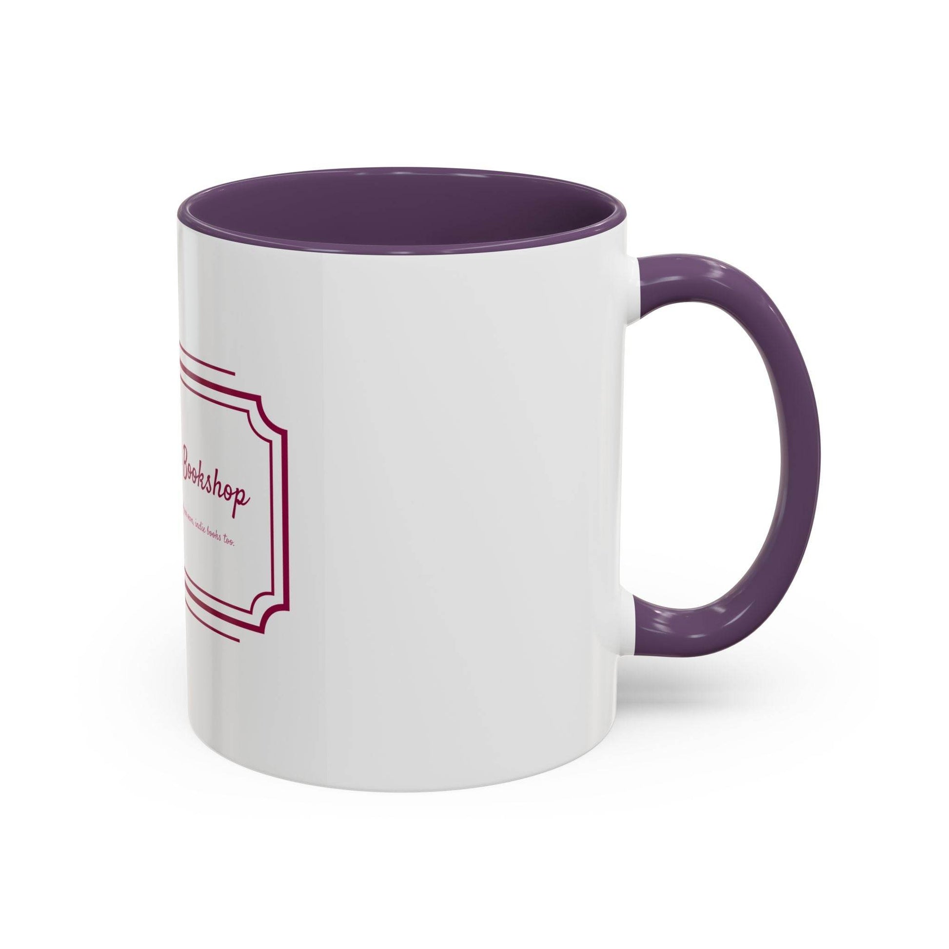 Dreamer's Bookshop Accent Coffee Mug - Perfect Gift for Book Lovers - The Dreamer's Bookshop.