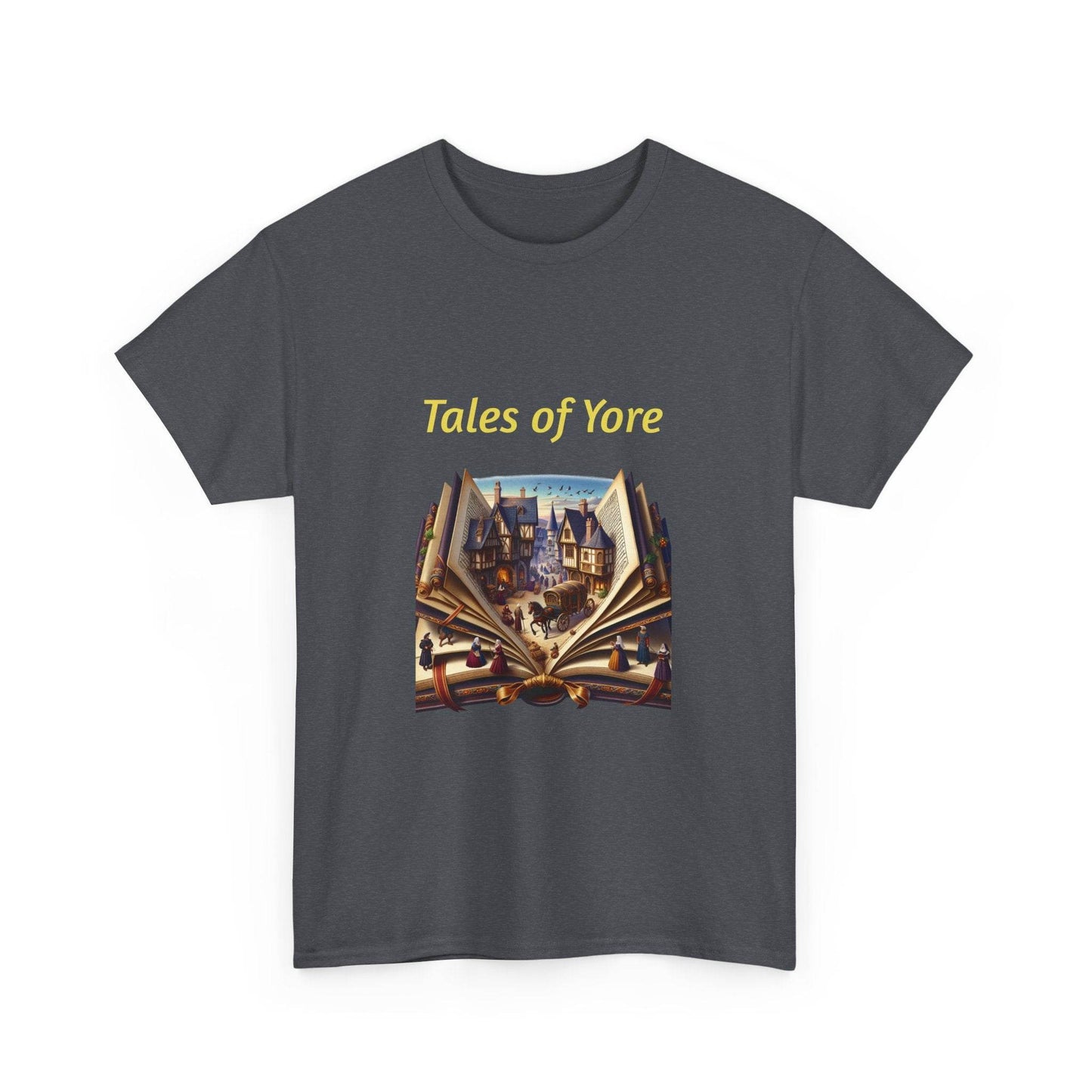 Tales of Yore - Graphic Tee - Unisex Heavy Cotton T-Shirt Historical Books - The Dreamer's Bookshop.