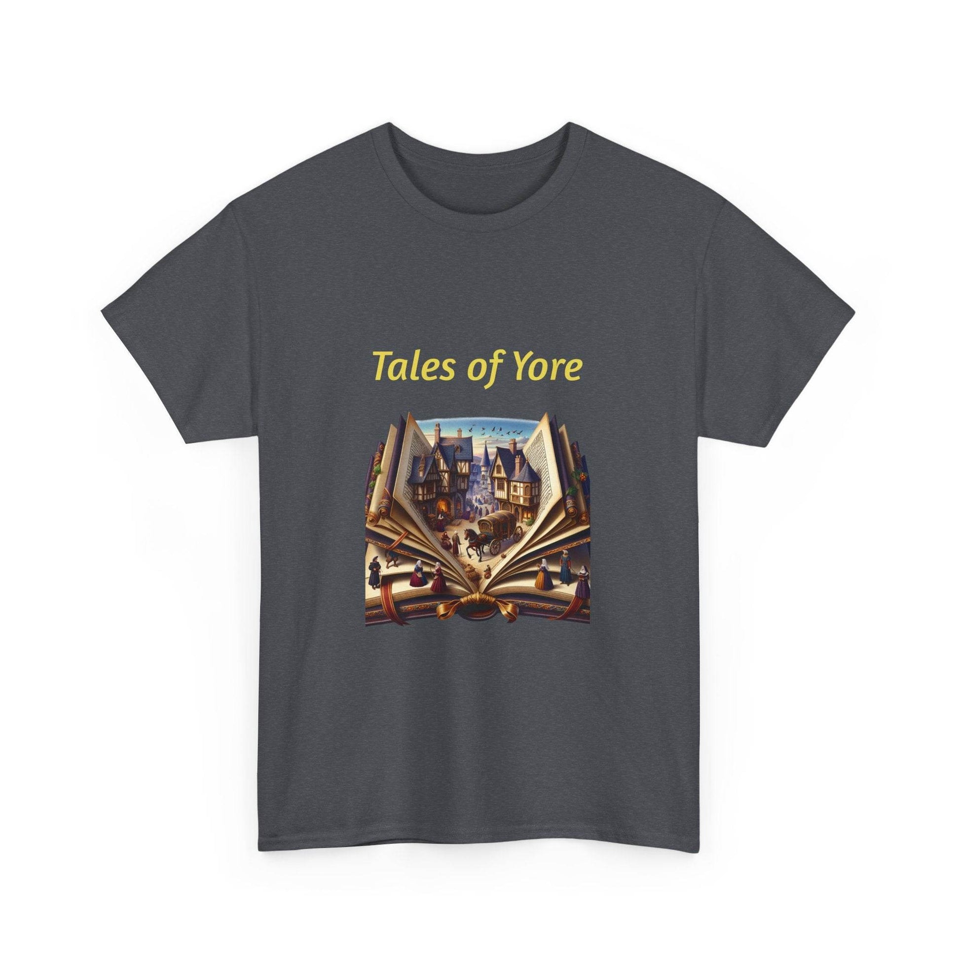 Tales of Yore - Graphic Tee - Unisex Heavy Cotton T-Shirt Historical Books - The Dreamer's Bookshop.