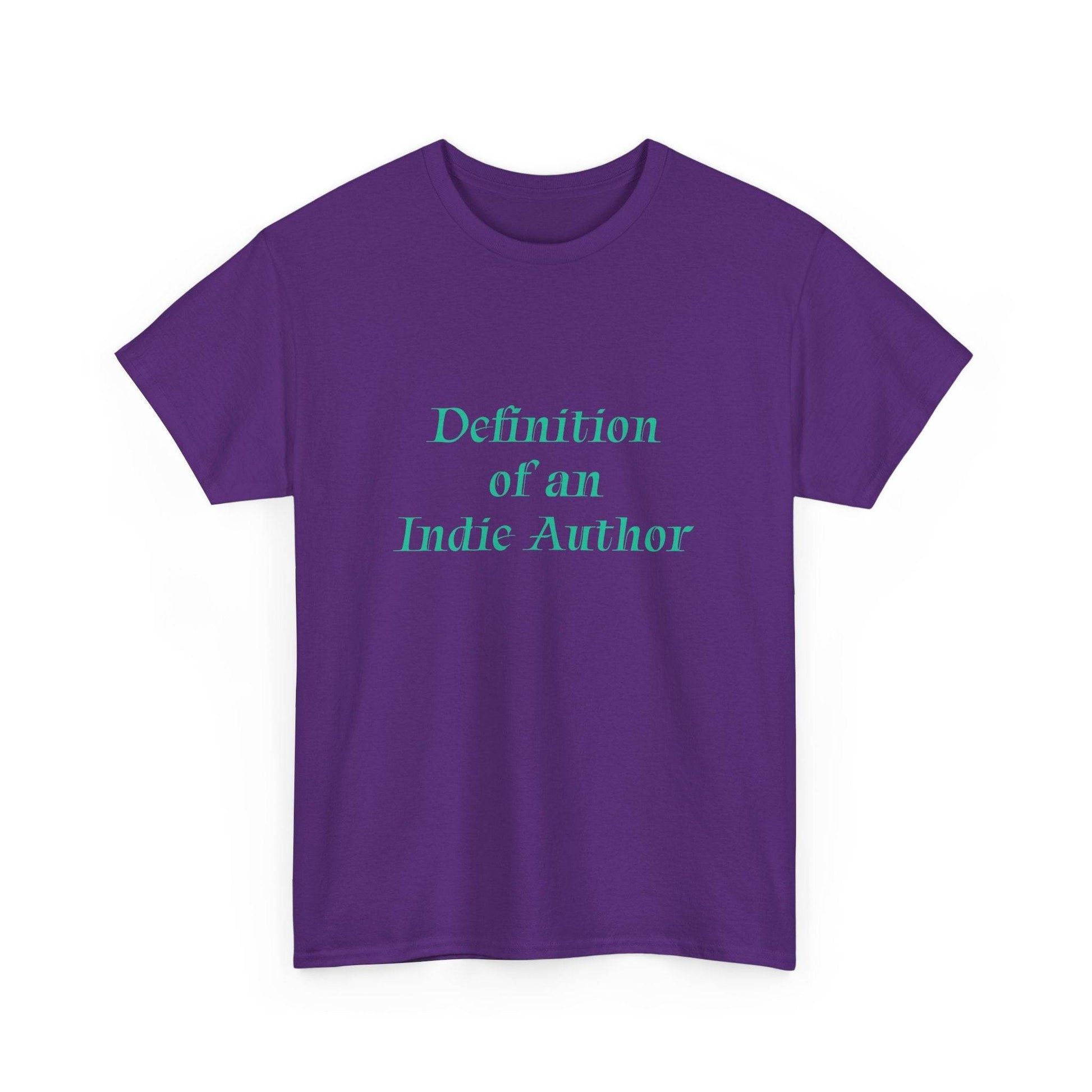 Indie Author - Unisex Heavy Cotton Tee - Creative Apparel - The Dreamer's Bookshop.