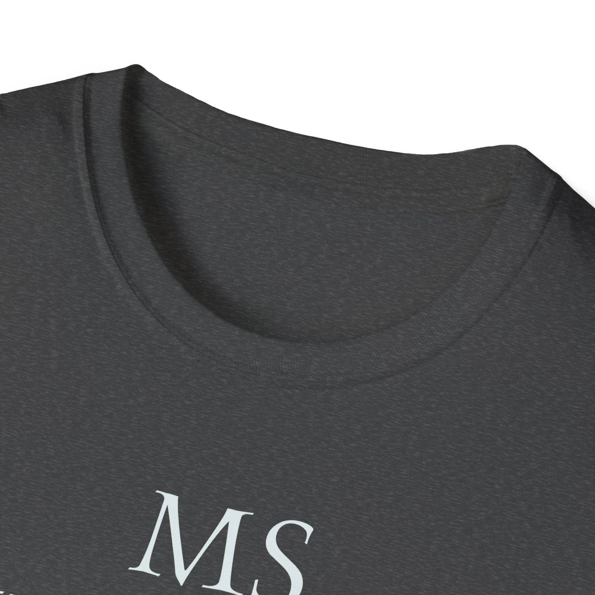 M.S. Warrior Unisex Softstyle T-Shirt - Empowering Graphic Tee for Women's Health Awareness - The Dreamer's Bookshop.