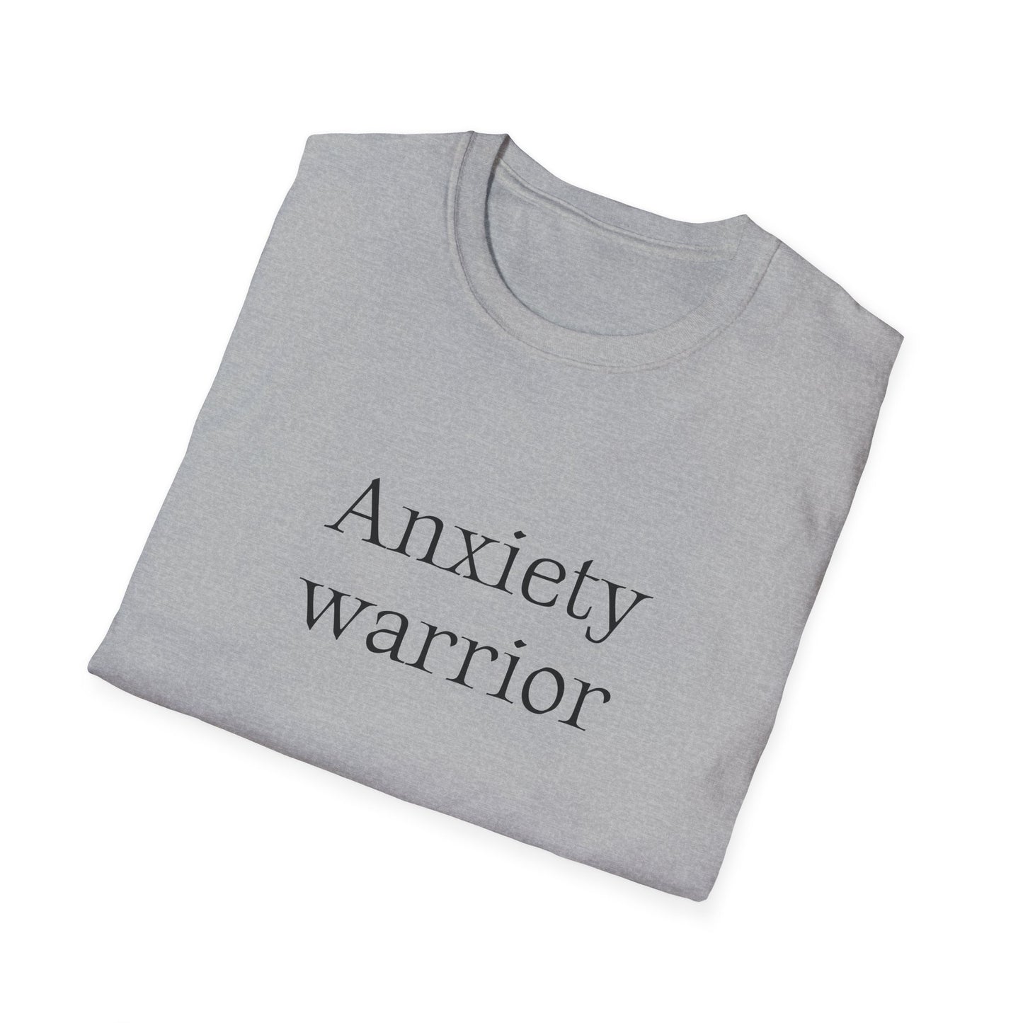 Anxiety Warrior Unisex Softstyle T-Shirt - Empower Your Battle