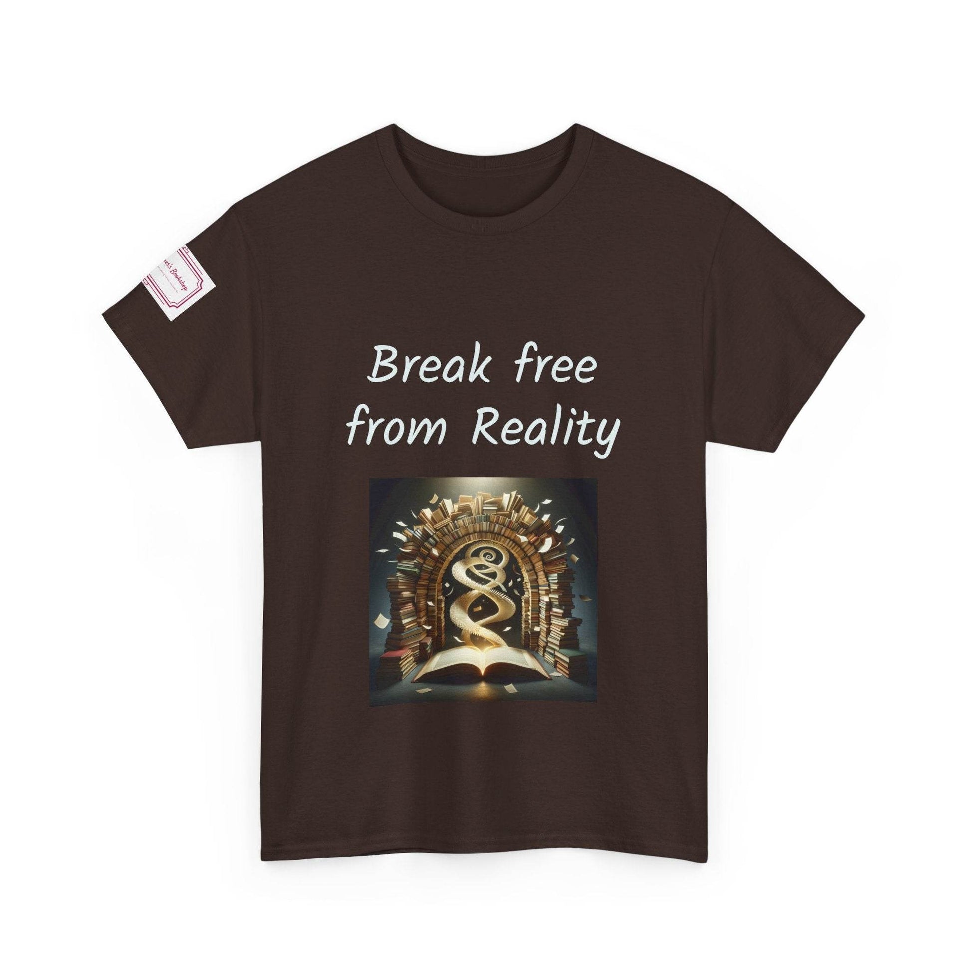 Break Free - Graphic Unisex Heavy Cotton Tee - Book Lovers - The Dreamer's Bookshop.