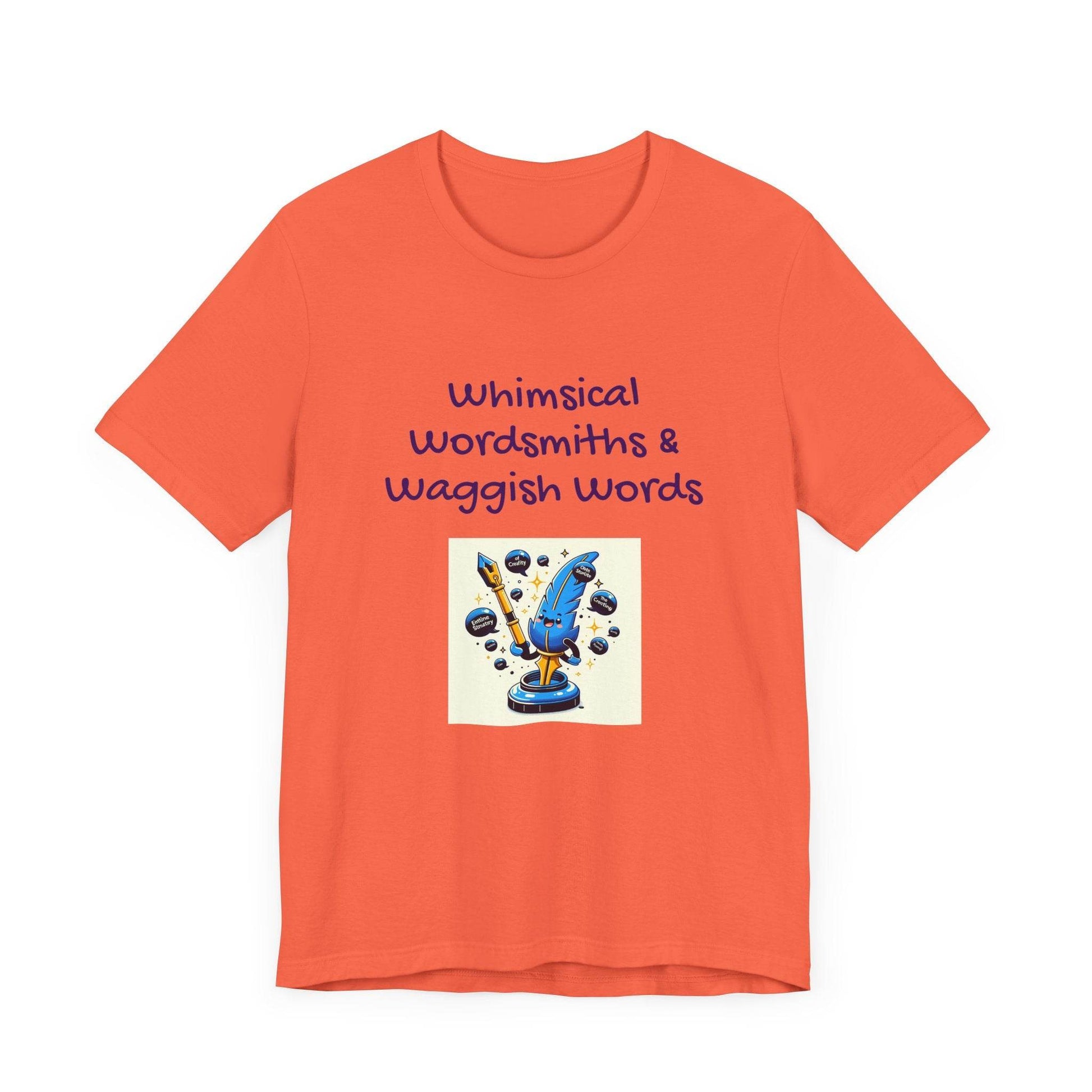 Whimsical Wordsmith Unisex Jersey Tee - Fun Graphic for Writers & Word Lovers - The Dreamer's Bookshop.