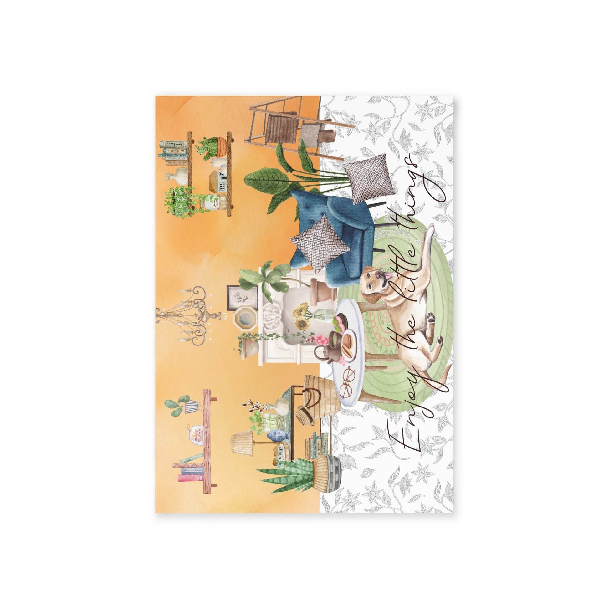 The Dreamer's Bookshop "Tea Time" Enjoy the Little Things Card - The Dreamer's Bookshop.
