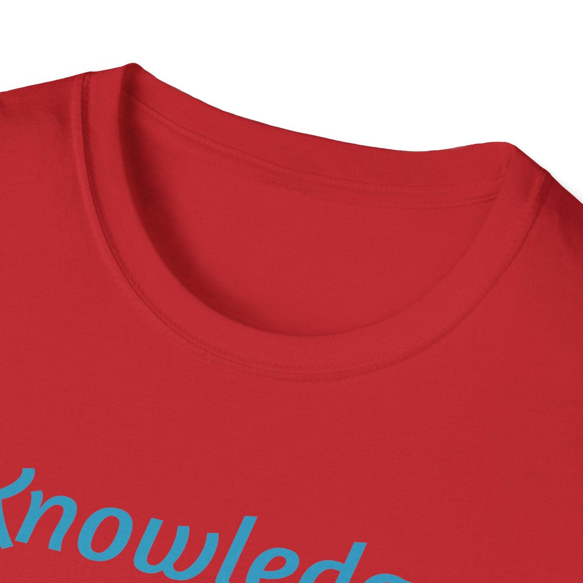 Knowledge Keeper Owl Unisex Softstyle T-Shirt - Inspirational Tee for Wisdom Seekers - Proud Reader - The Dreamer's Bookshop.