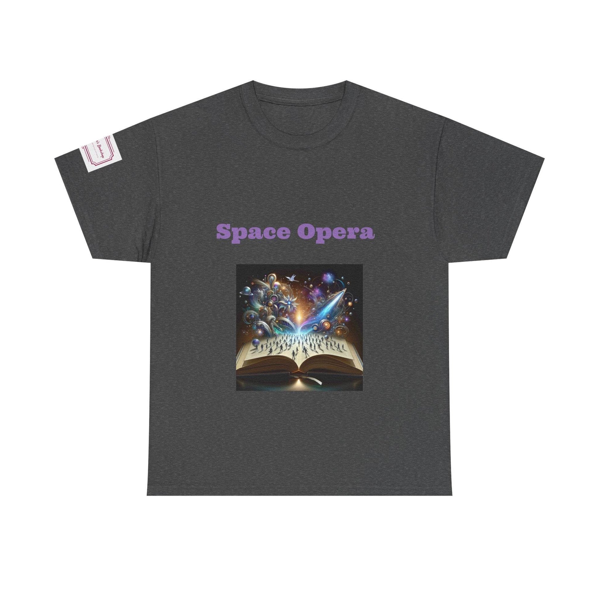 Space Opera - Unisex Heavy Cotton Tee - Sci-Fi Books - The Dreamer's Bookshop.