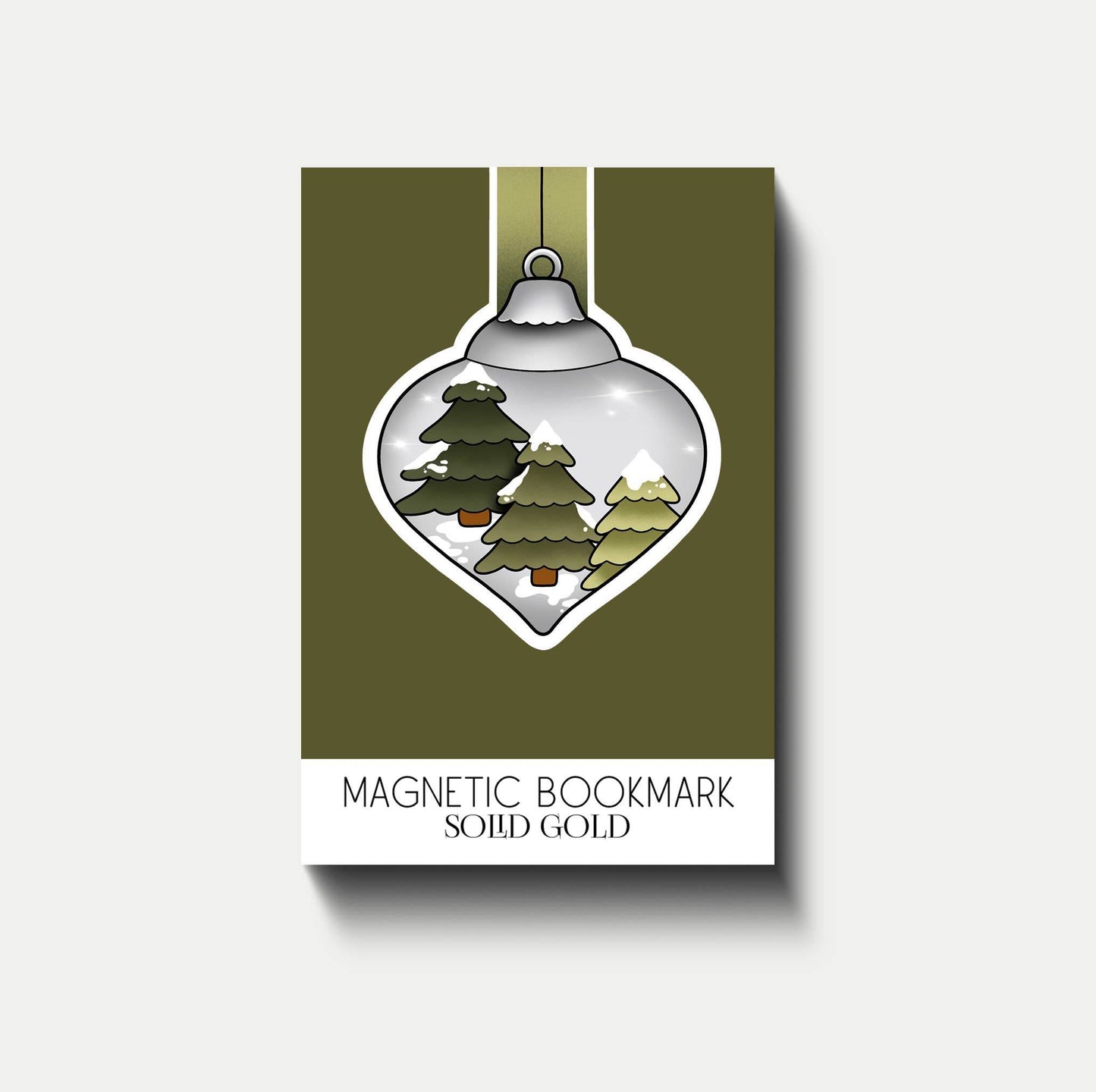 Solid Gold / Naja-Marie Baumann - Kerstornament - Magnetische Boekenlegger - The Dreamer's Bookshop.
