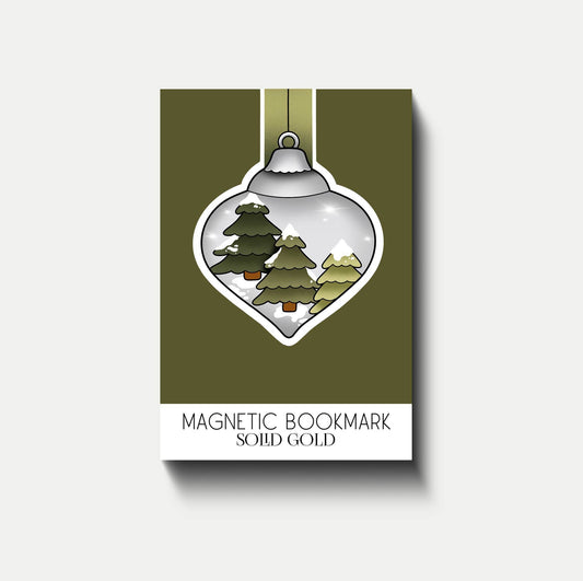 Solid Gold / Naja-Marie Baumann - Kerstornament - Magnetische Boekenlegger - The Dreamer's Bookshop.