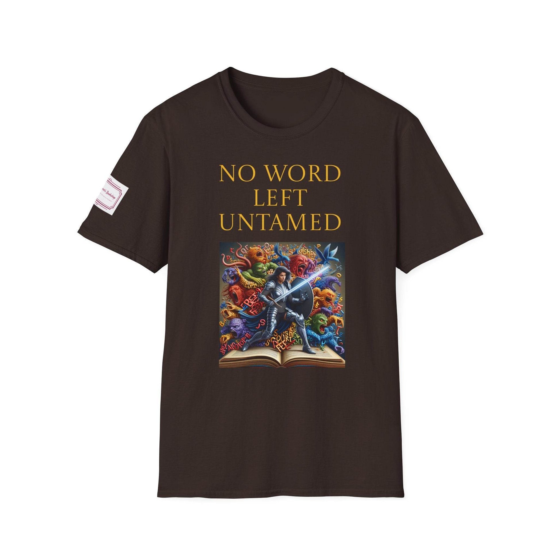 Inspirational Unisex Softstyle T-Shirt - 'No Word' Creative Design - The Dreamer's Bookshop.