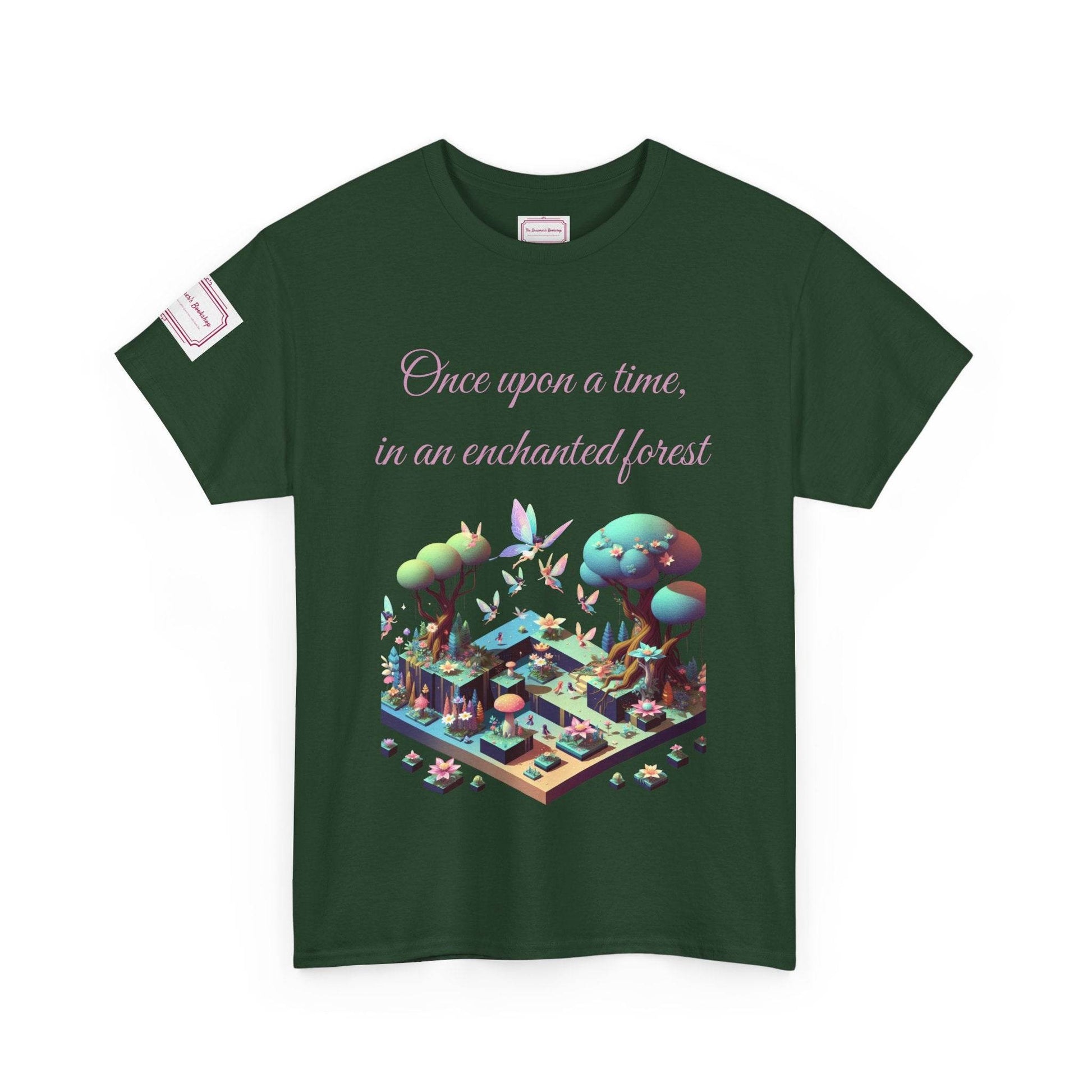 Enchanted Forest - Unisex Heavy Cotton Tee - Perfect for Book Lovers - The Dreamer's Bookshop.