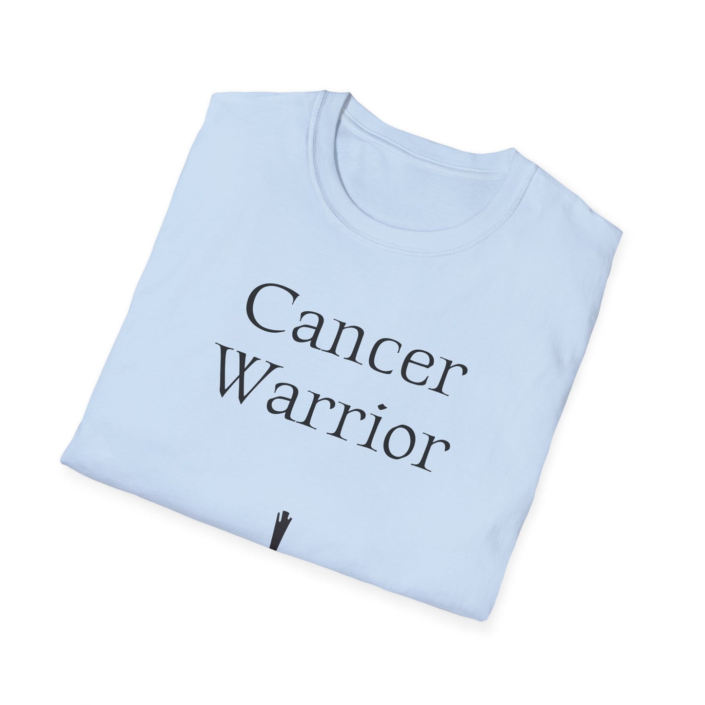 Cancer Warrior Unisex Softstyle T-Shirt - Empowering Graphic Tee for Women's Health Awarenes