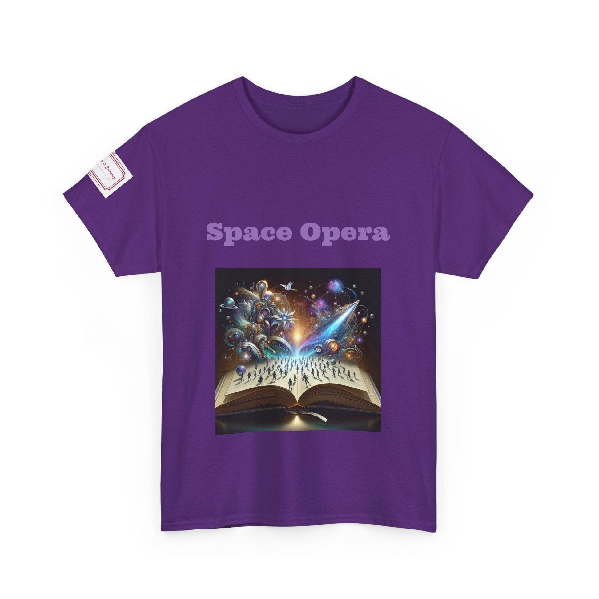 Space Opera - Graphic Unisex Heavy Cotton Tee - Sci-Fi Books - The Dreamer's Bookshop.