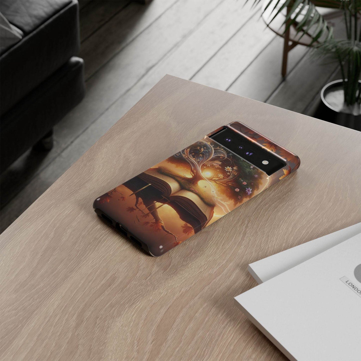 Google & Samsung - Artistic Phone Case with BookishTree Design - Tough Cases - The Dreamer's Bookshop.