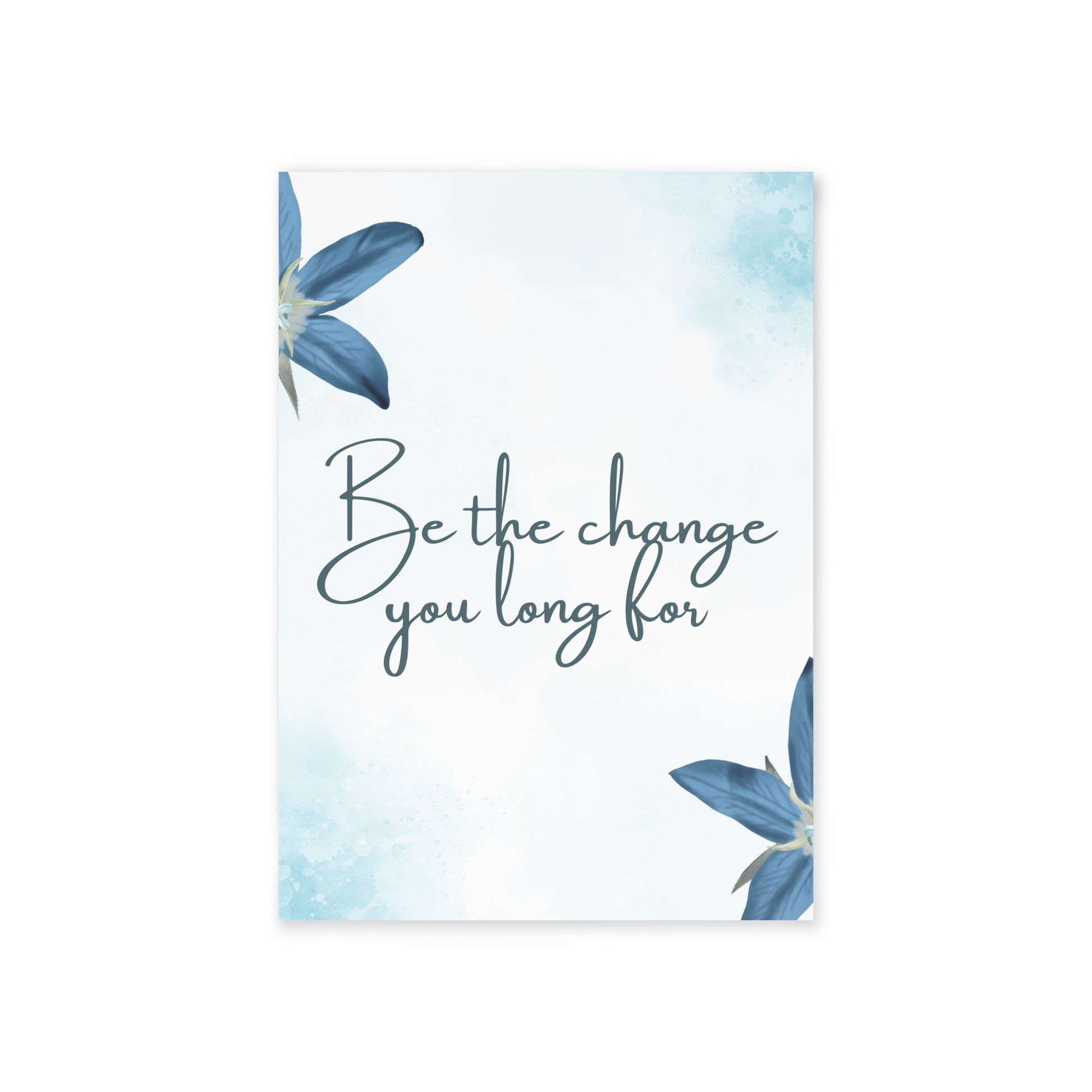 The Dreamer's Bookshop - Positive Affirmation Card "Be the change" - The Dreamer's Bookshop.