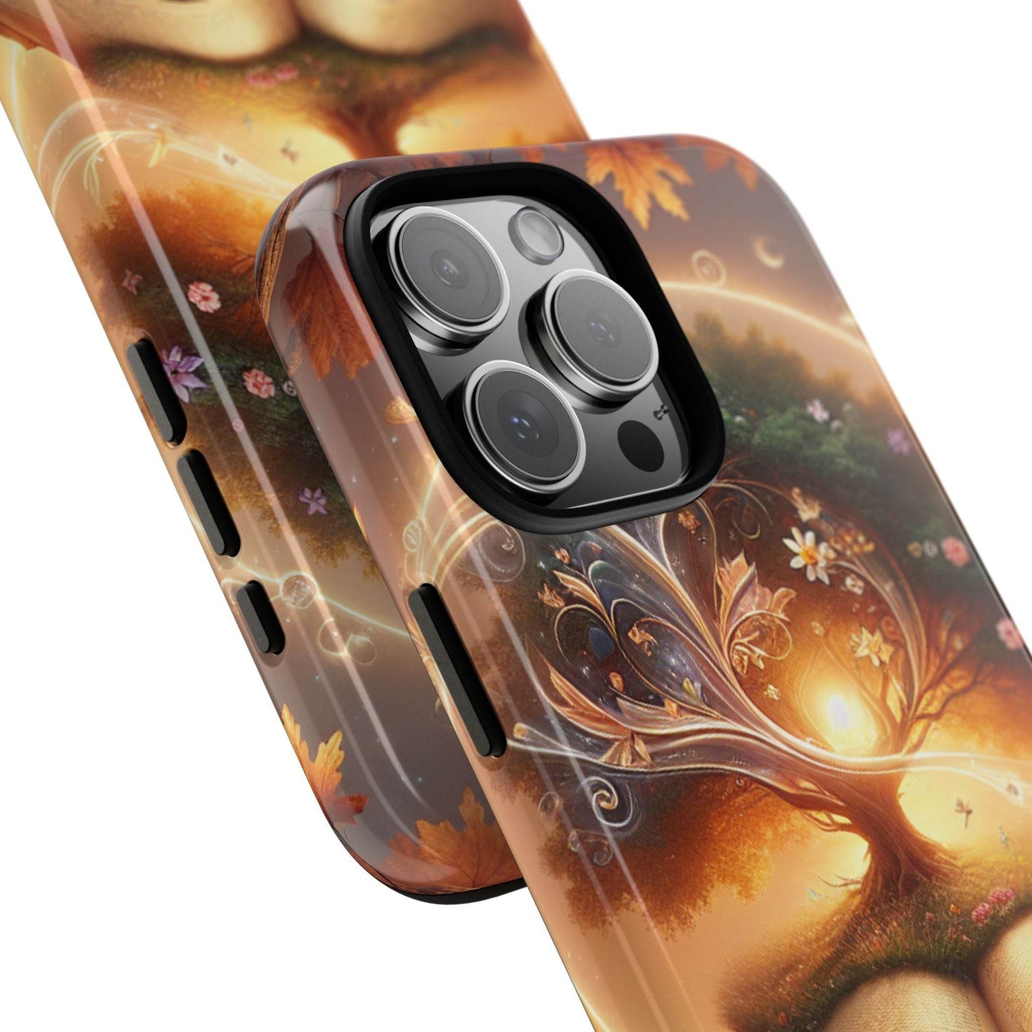 Nature-Inspired iPhone & Samsung Phone Case with Tree of Life Design - The Dreamer's Bookshop.