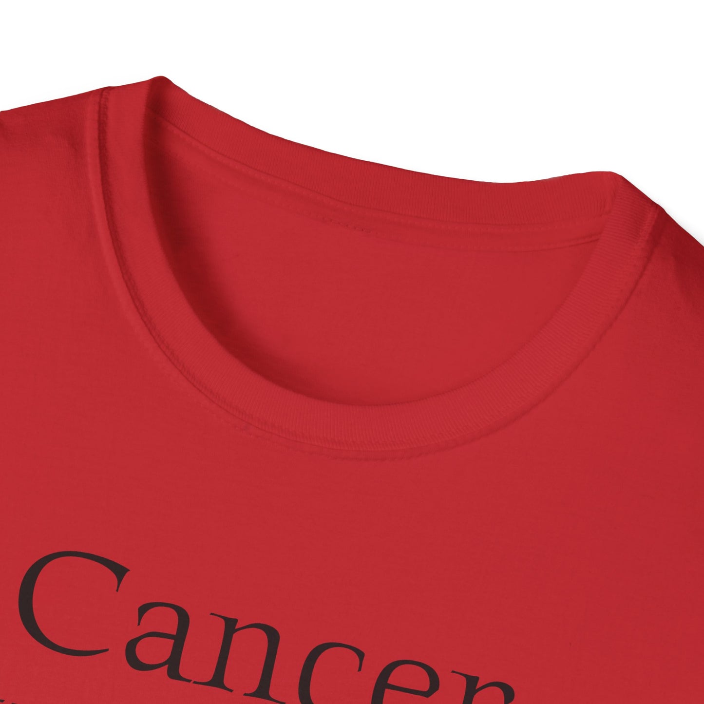Cancer Warrior Unisex Softstyle T-Shirt - Empowering Graphic Tee for Women's Health Awarenes