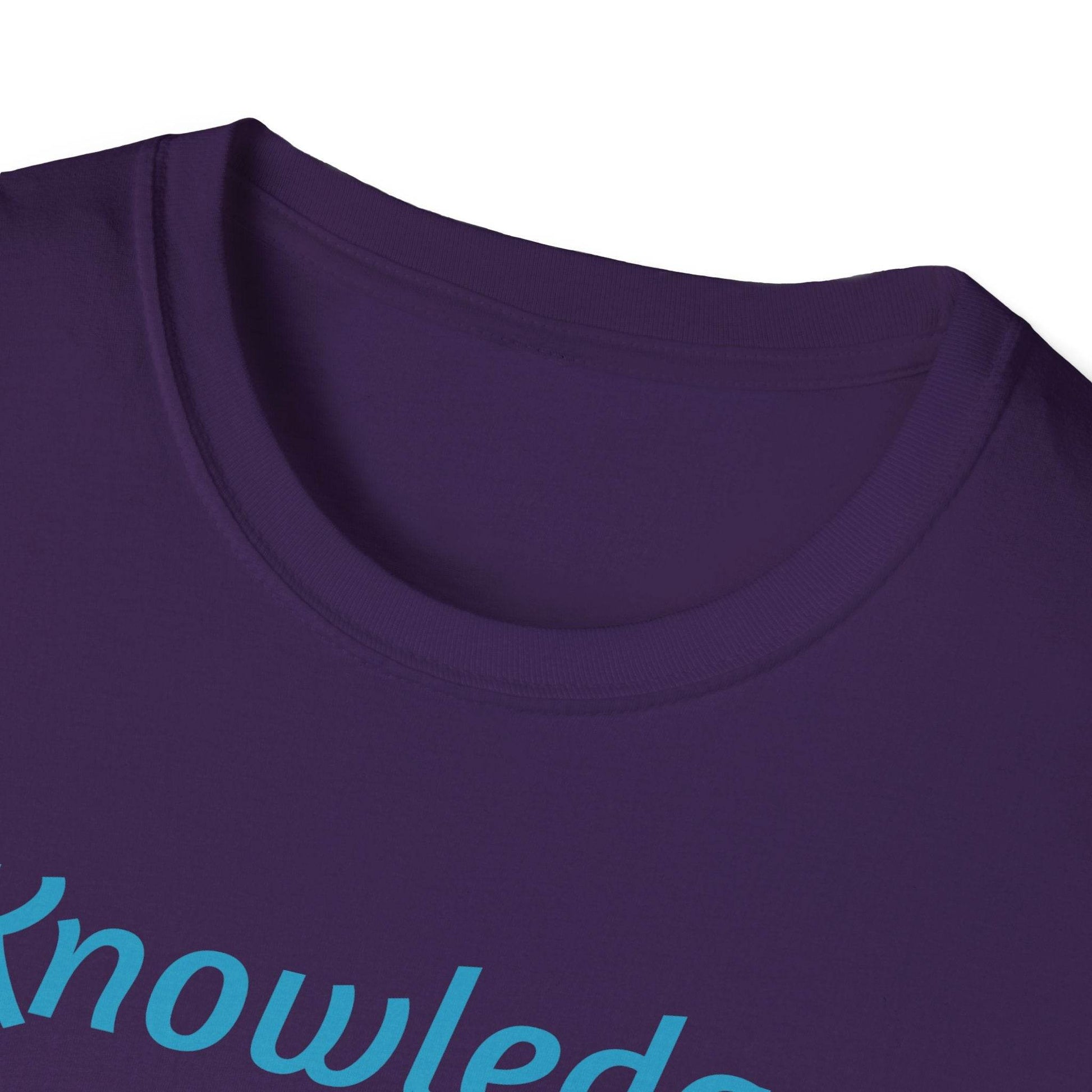 Knowledge Keeper Owl Unisex Softstyle T-Shirt - Inspirational Tee for Wisdom Seekers - Proud Reader - The Dreamer's Bookshop.