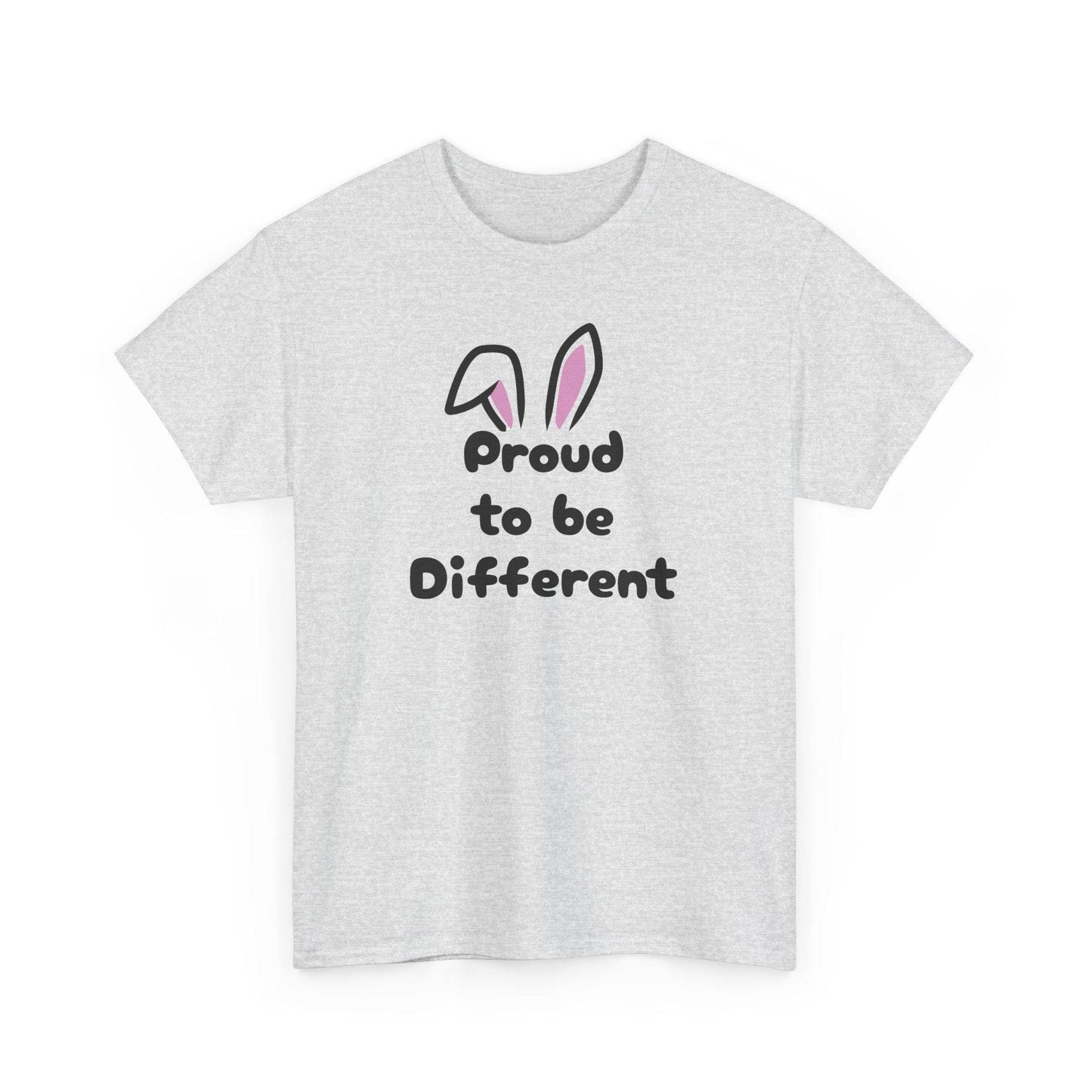 Proud to Be Different Unisex Heavy Cotton Tee - Celebrate Individuality - The Dreamer's Bookshop.