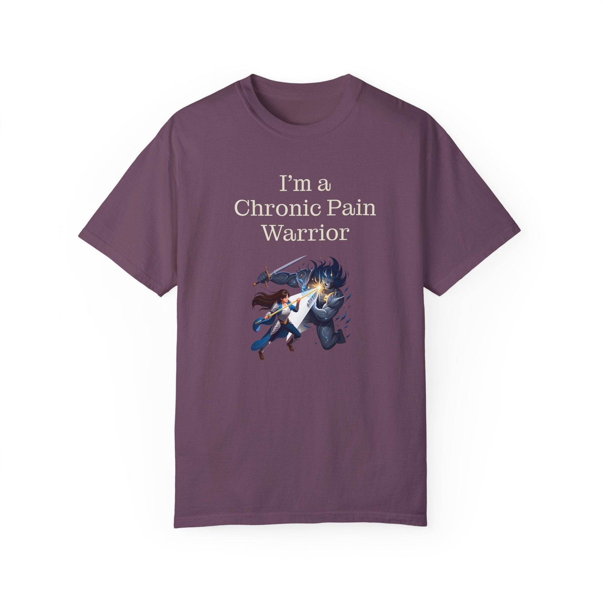Chronic Pain Warrior Unisex T-Shirt - Empowering Tee for Healthcare Awareness - The Dreamer's Bookshop.