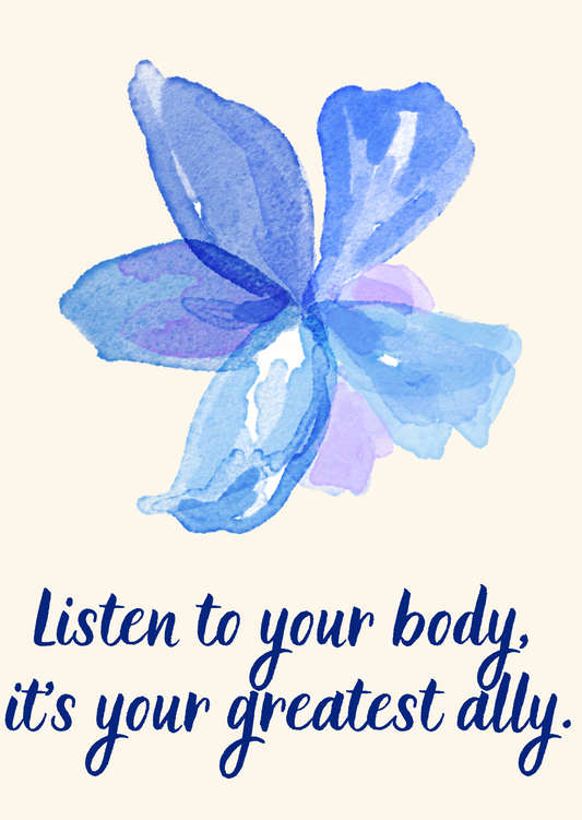 The Dreamer's Bookshop "Listen" Love Yourself Card - The Dreamer's Bookshop.