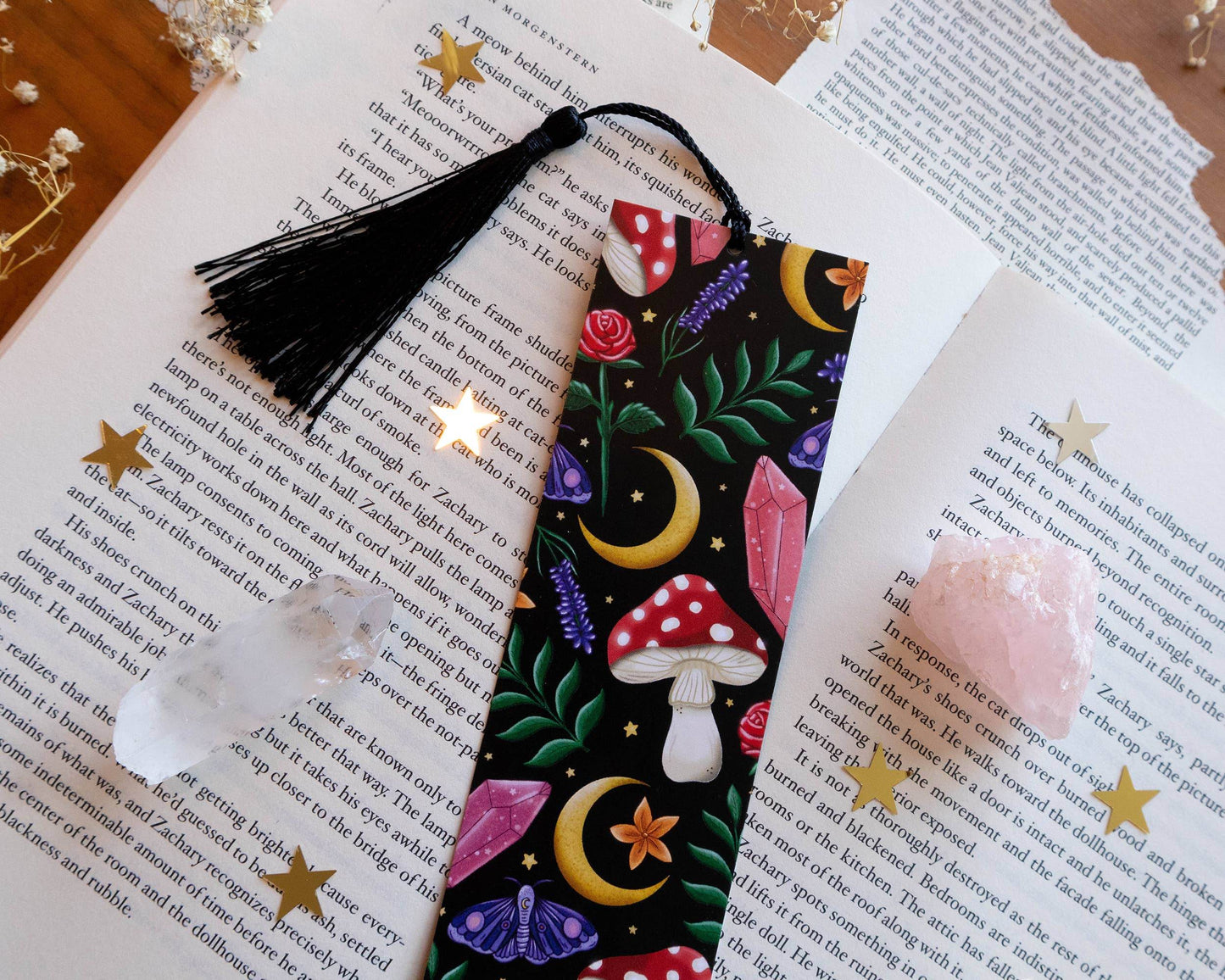 Basically Britt - Woodland Bookmark - Forest Toadstool Nature Butterfly - The Dreamer's Bookshop.
