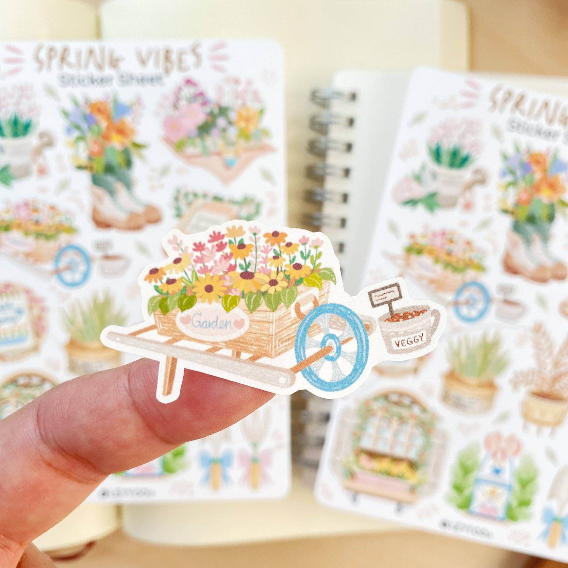 LETTOOn - Stickervel - Lentevibes - The Dreamer's Bookshop.