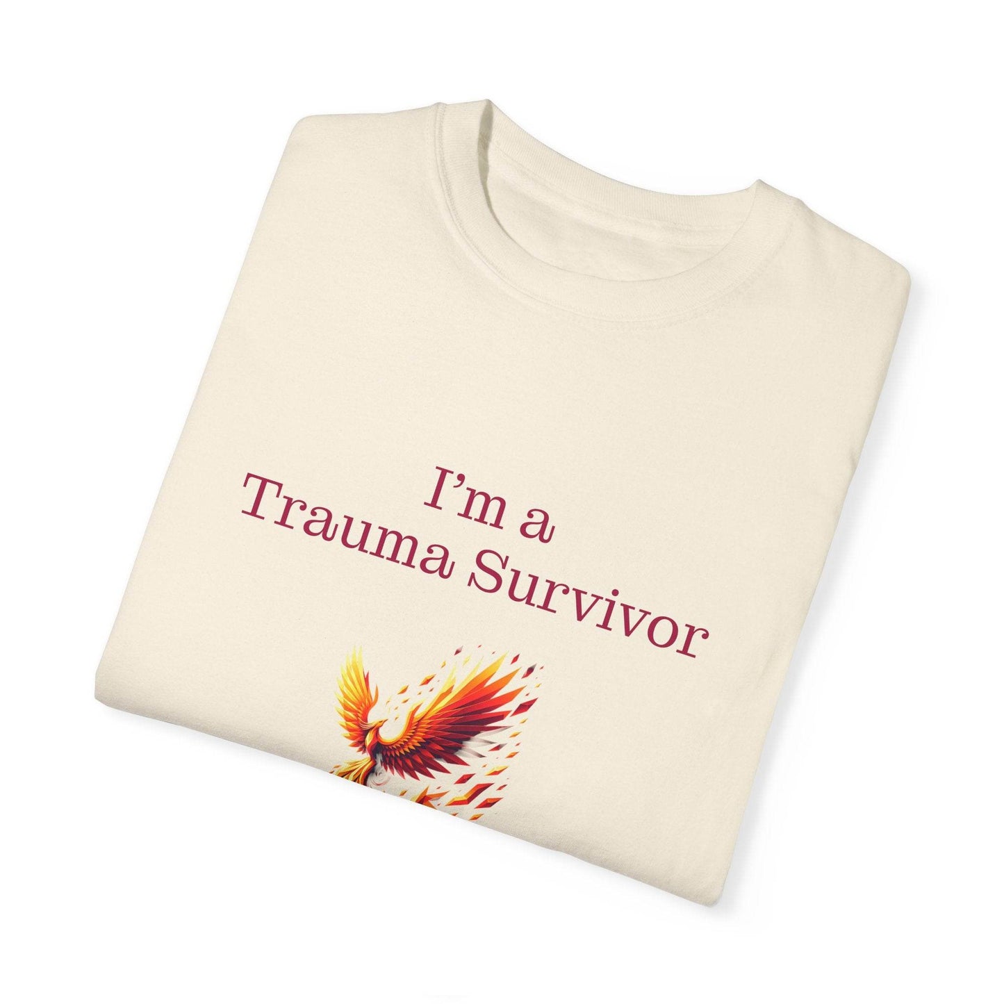 Trauma Survivor Unisex T-Shirt - Empowering Tee for Healthcare Awareness - The Dreamer's Bookshop.