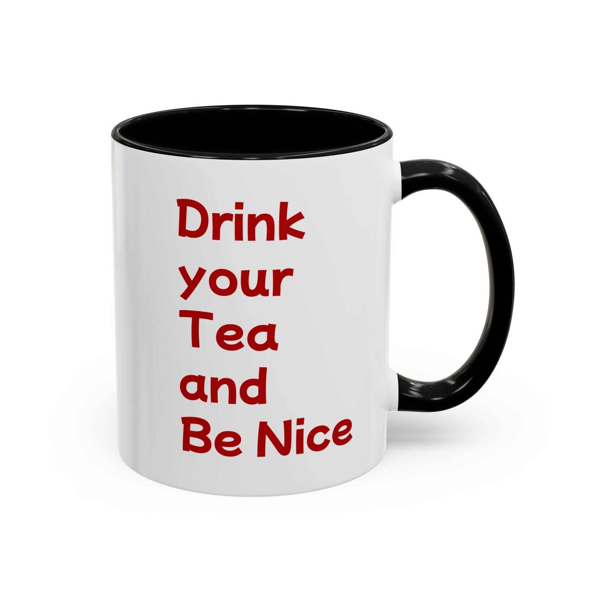 Cute Cat Love Tea Mug - 11 & 15oz Drink and be Nice - The Dreamer's Bookshop.