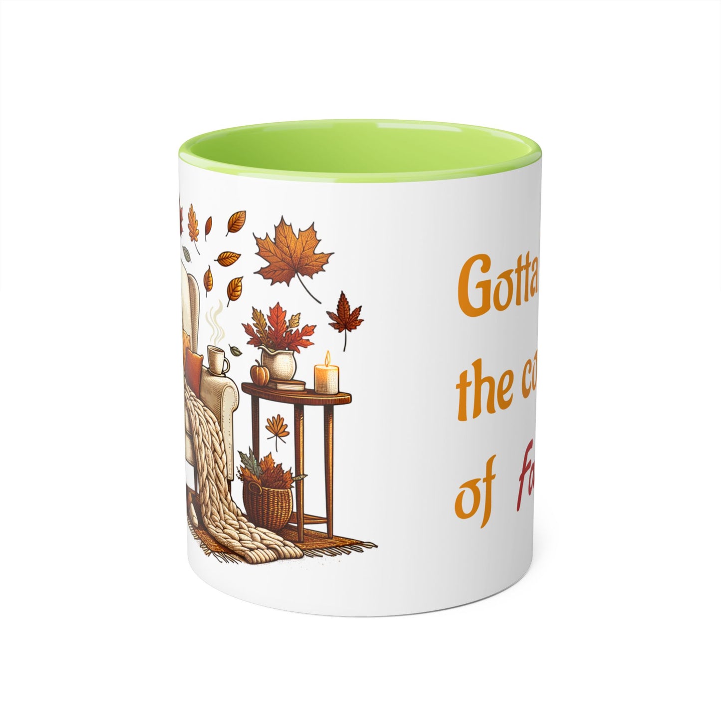 The Cosiness of Fall - 11oz Cup for Booklovers