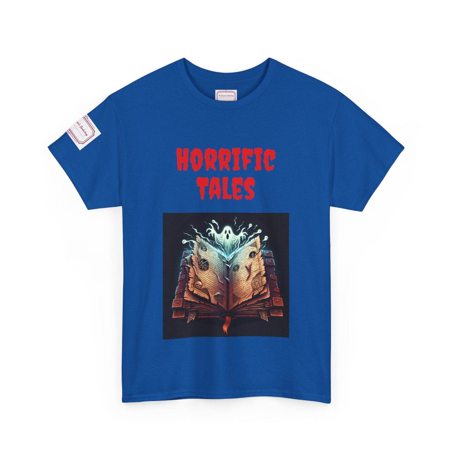 Horrific Tales - Unisex Heavy Cotton Tee - Perfect for Book Lovers - The Dreamer's Bookshop.