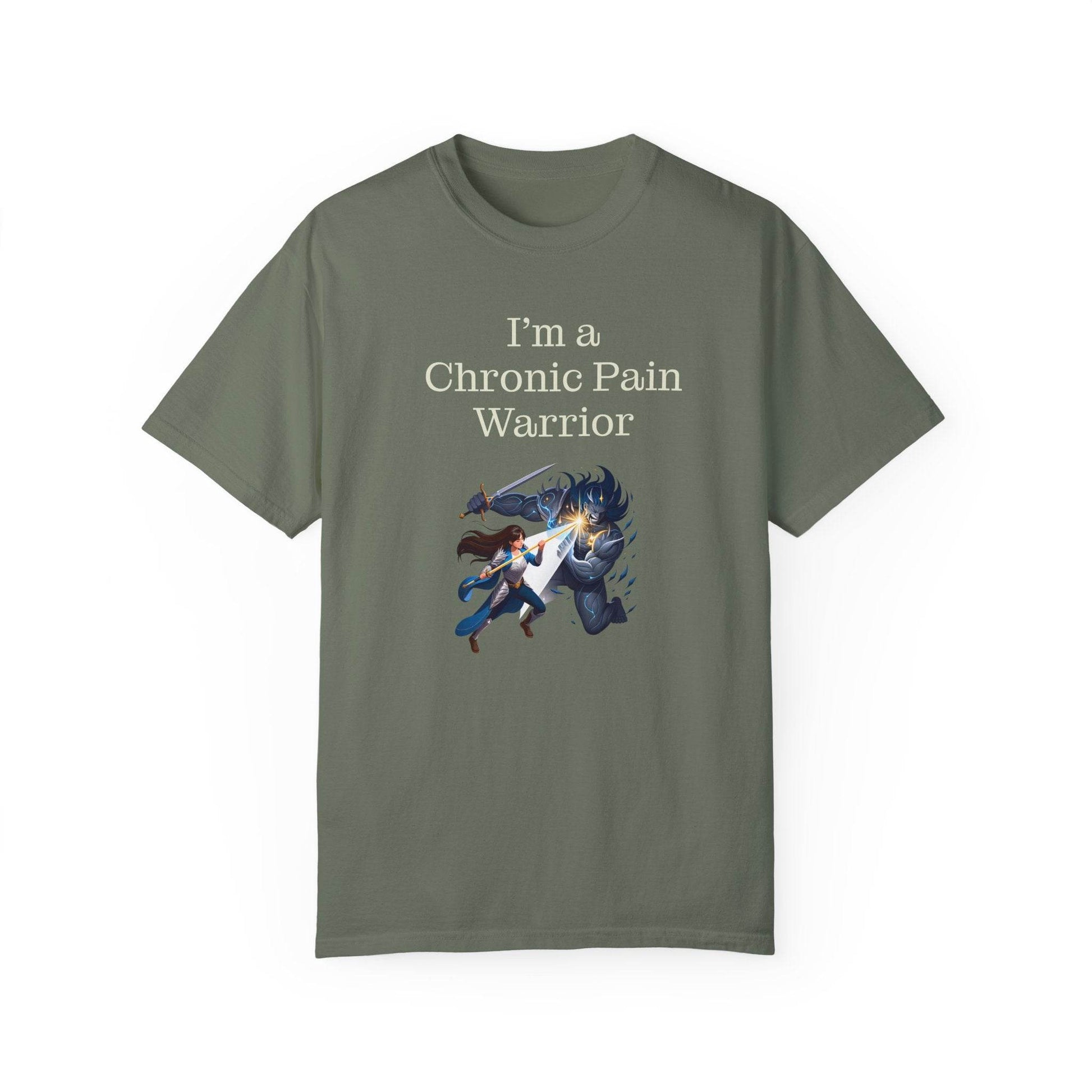 Chronic Pain Warrior Unisex T-Shirt - Empowering Tee for Healthcare Awareness - The Dreamer's Bookshop.