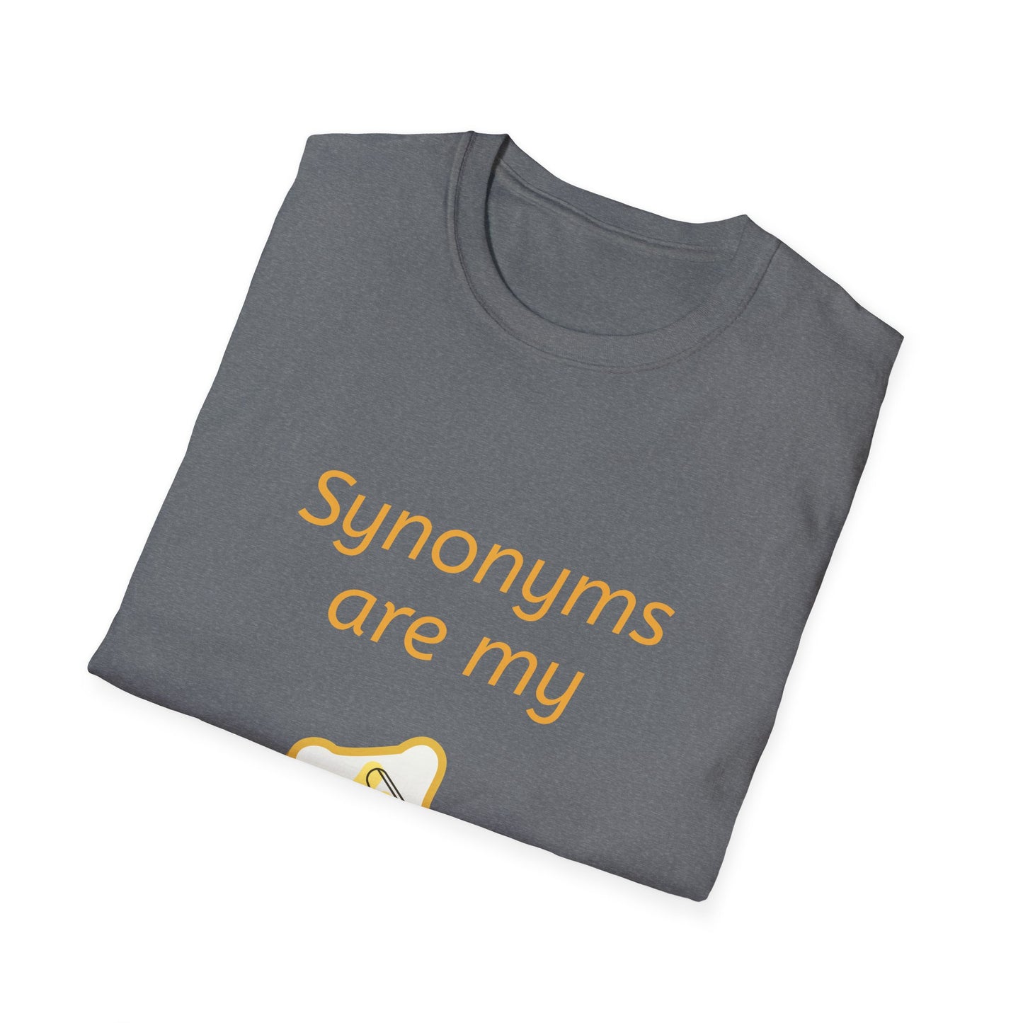 Funny "Synonyms Are My Jam" T-Shirt for Word Lovers - The Dreamer's Bookshop.