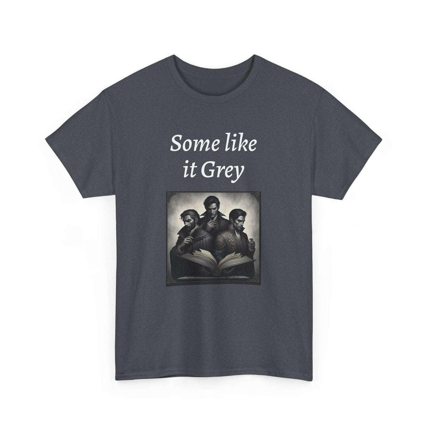 Like it Grey - Graphic Tee - Unisex Heavy Cotton T-Shirt for Book Lovers - The Dreamer's Bookshop.