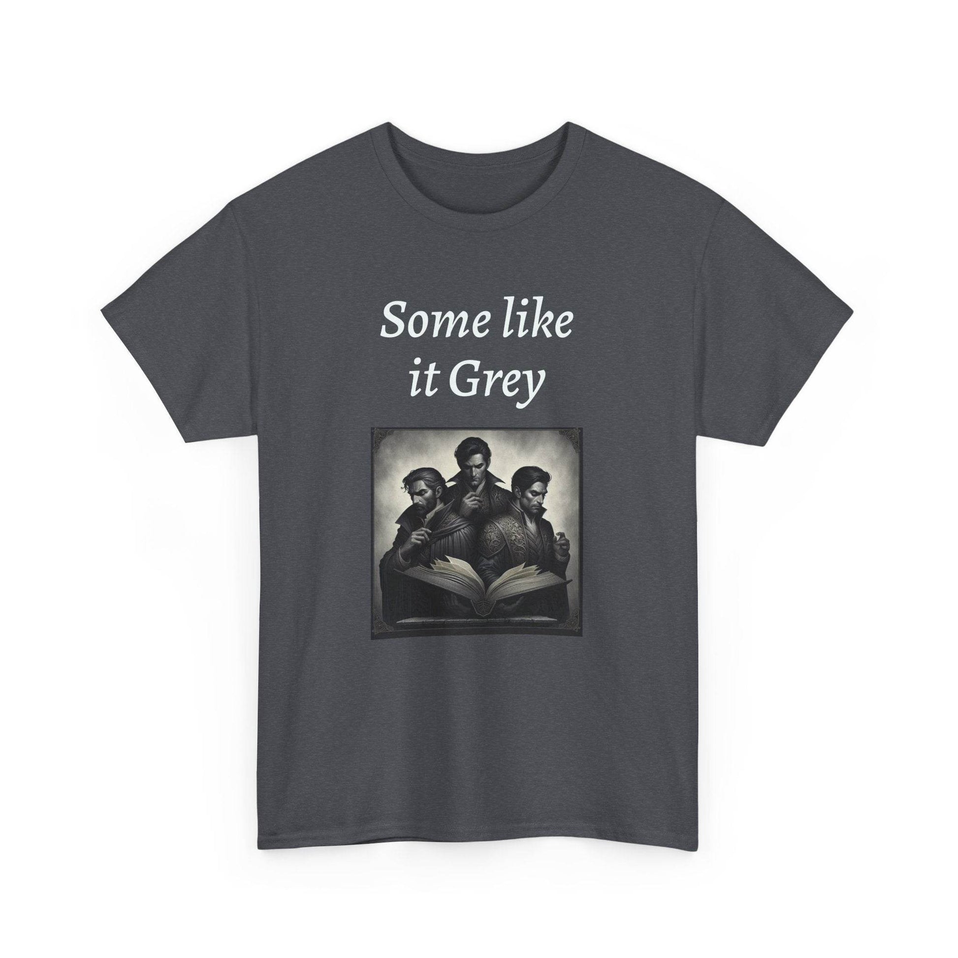 Like it Grey - Graphic Tee - Unisex Heavy Cotton T-Shirt for Book Lovers - The Dreamer's Bookshop.