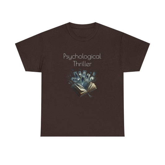 Fiction - Graphic Tee - Unisex Heavy Cotton T-Shirt Psychological Thriller - The Dreamer's Bookshop.