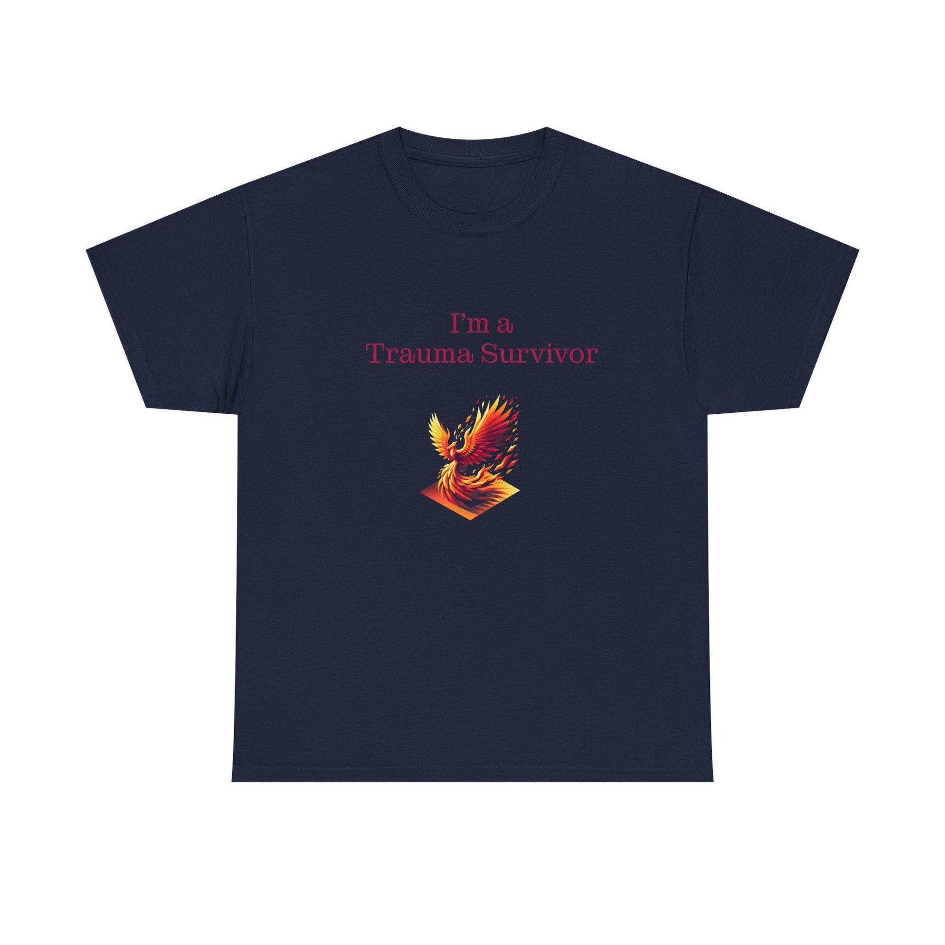Trauma Survivor Unisex Heavy Cotton Tee - Inspirational T-Shirt - The Dreamer's Bookshop.