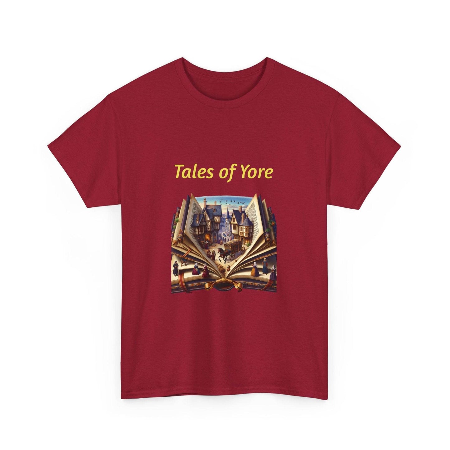 Tales of Yore - Graphic Tee - Unisex Heavy Cotton T-Shirt Historical Books - The Dreamer's Bookshop.