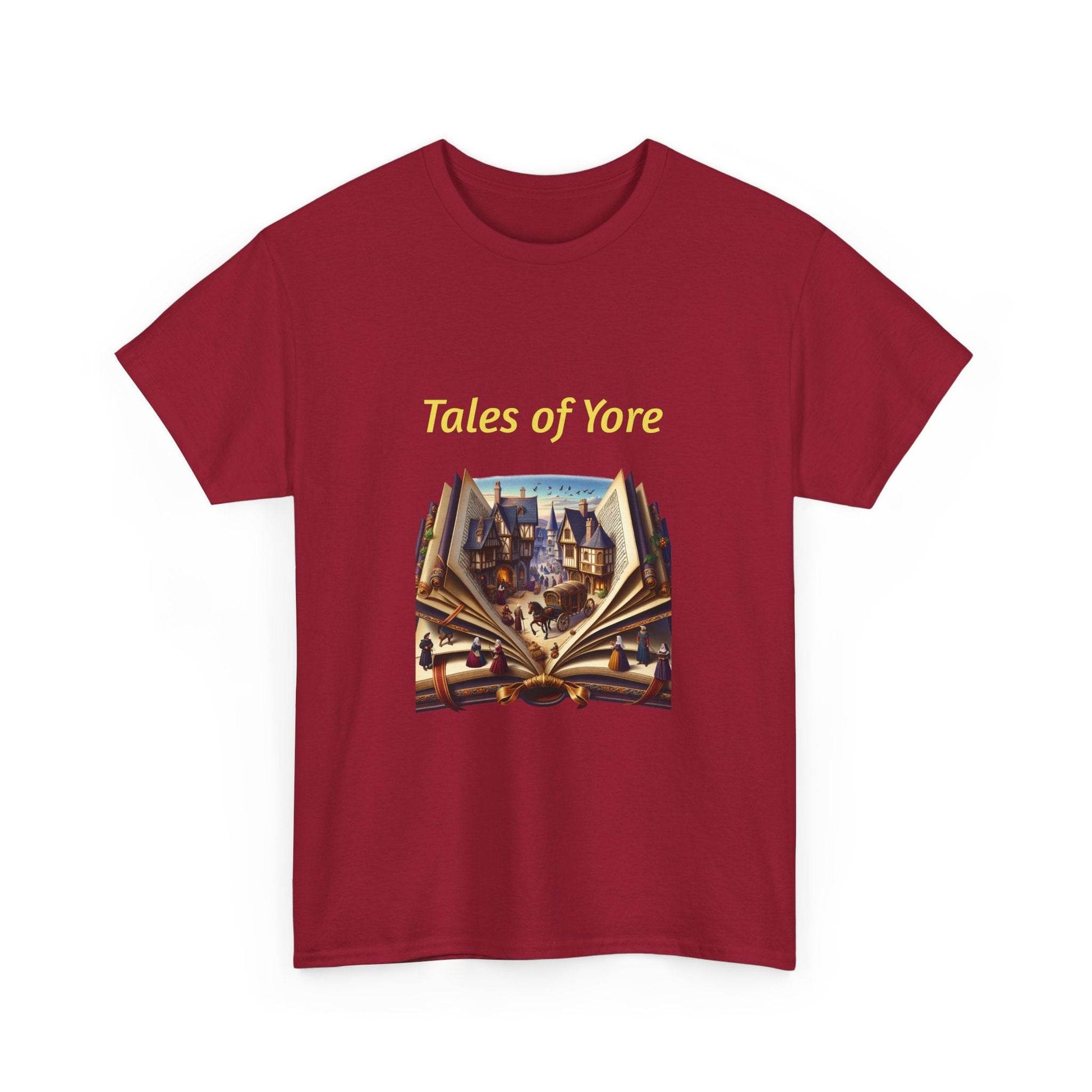 Tales of Yore - Graphic Tee - Unisex Heavy Cotton T-Shirt Historical Books - The Dreamer's Bookshop.