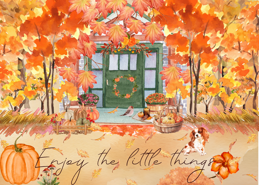 The Dreamer's Bookshop "Fall Day" Enjoy Little Things Card - The Dreamer's Bookshop.