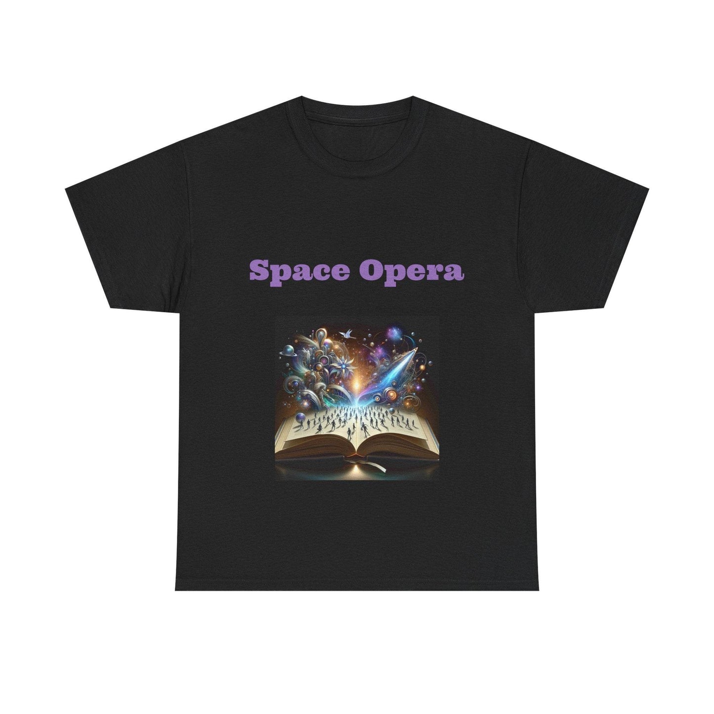 Space Opera - Unisex Heavy Cotton Tee - Sci-Fi Books - The Dreamer's Bookshop.
