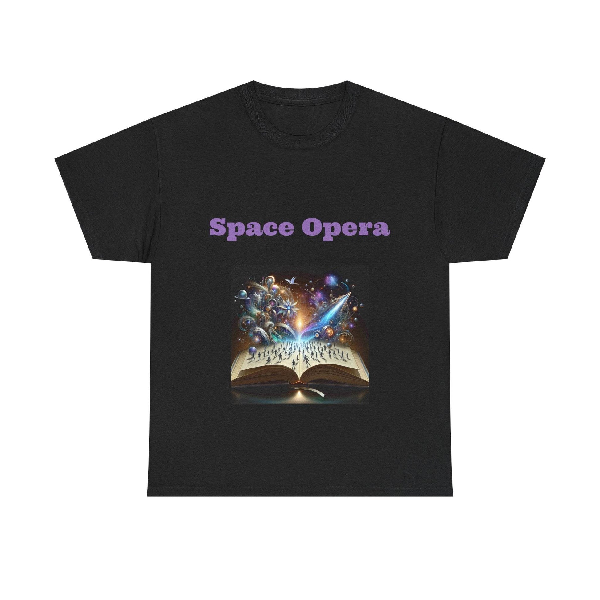 Space Opera - Unisex Heavy Cotton Tee - Sci-Fi Books - The Dreamer's Bookshop.