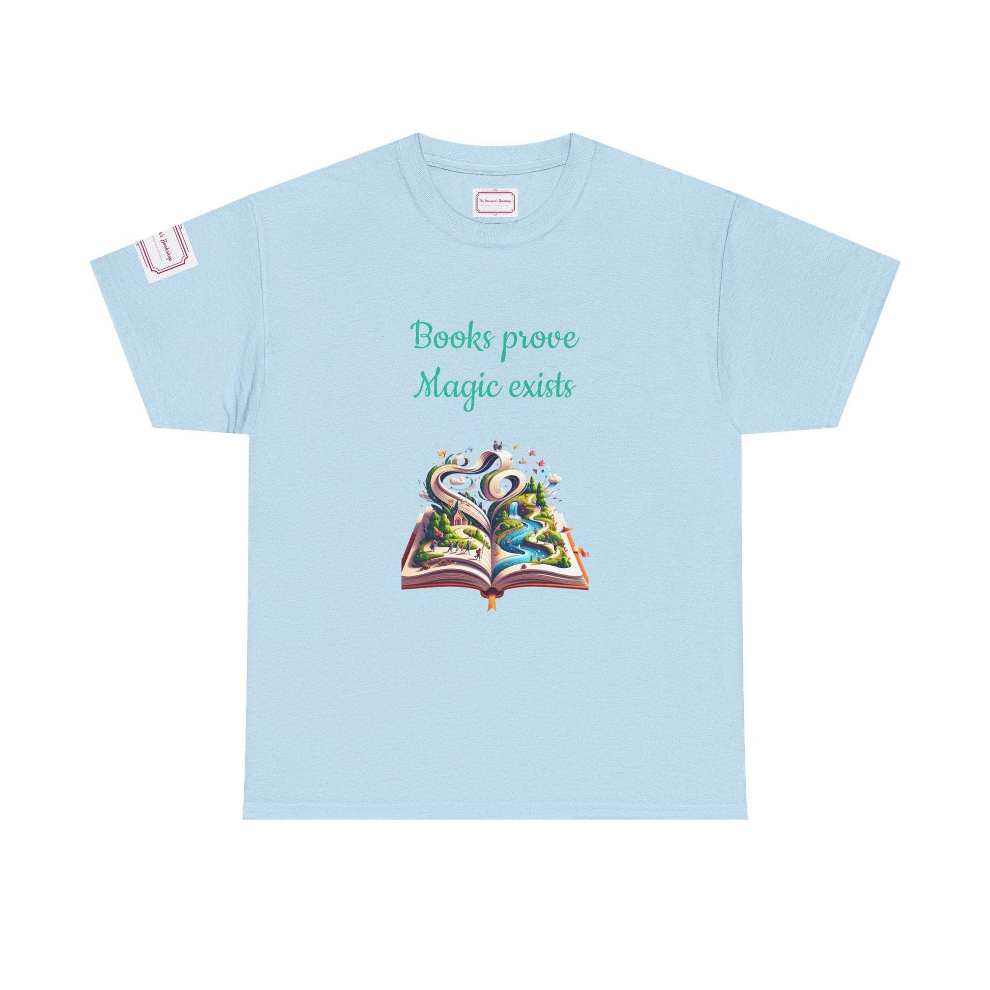 Magic exists - Unisex Heavy Cotton Tee - Perfect for Book Lovers - The Dreamer's Bookshop.