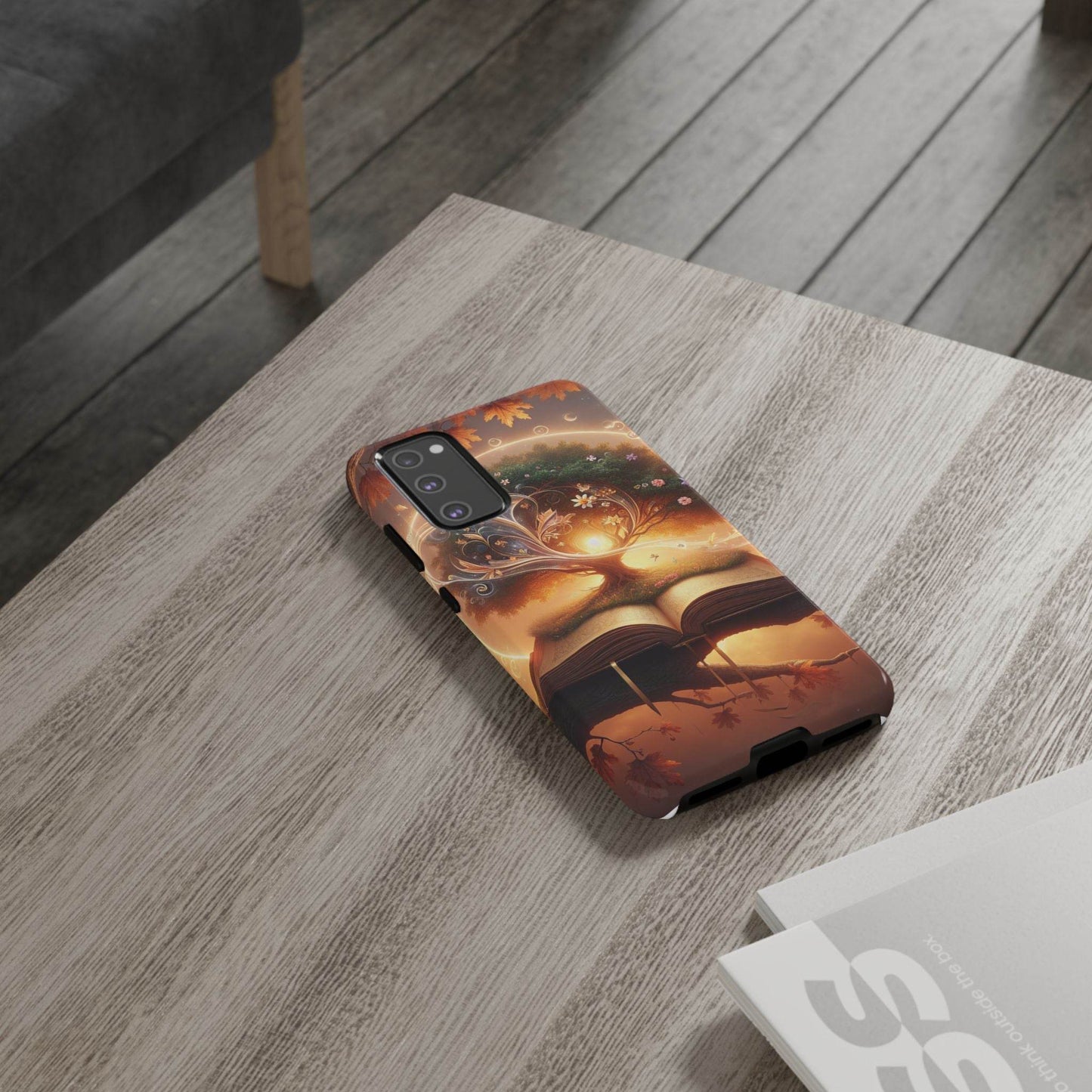 Nature-Inspired iPhone & Samsung Phone Case with Tree of Life Design - The Dreamer's Bookshop.