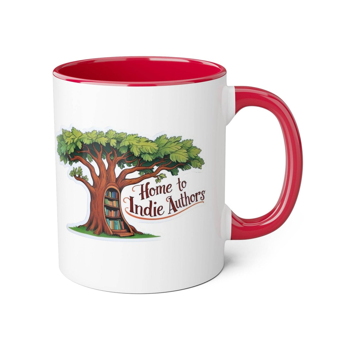 Dreamer's Bookshop Accent Mug - 11oz Coffee Cup for Readers & Book Lovers - The Dreamer's Bookshop.